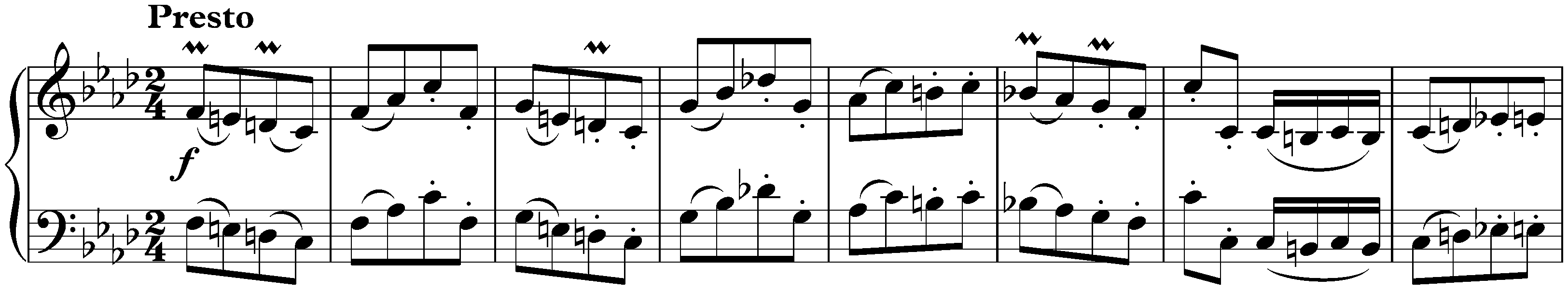 Sonata in F minor, WoO 47 no. 2; 3. Presto