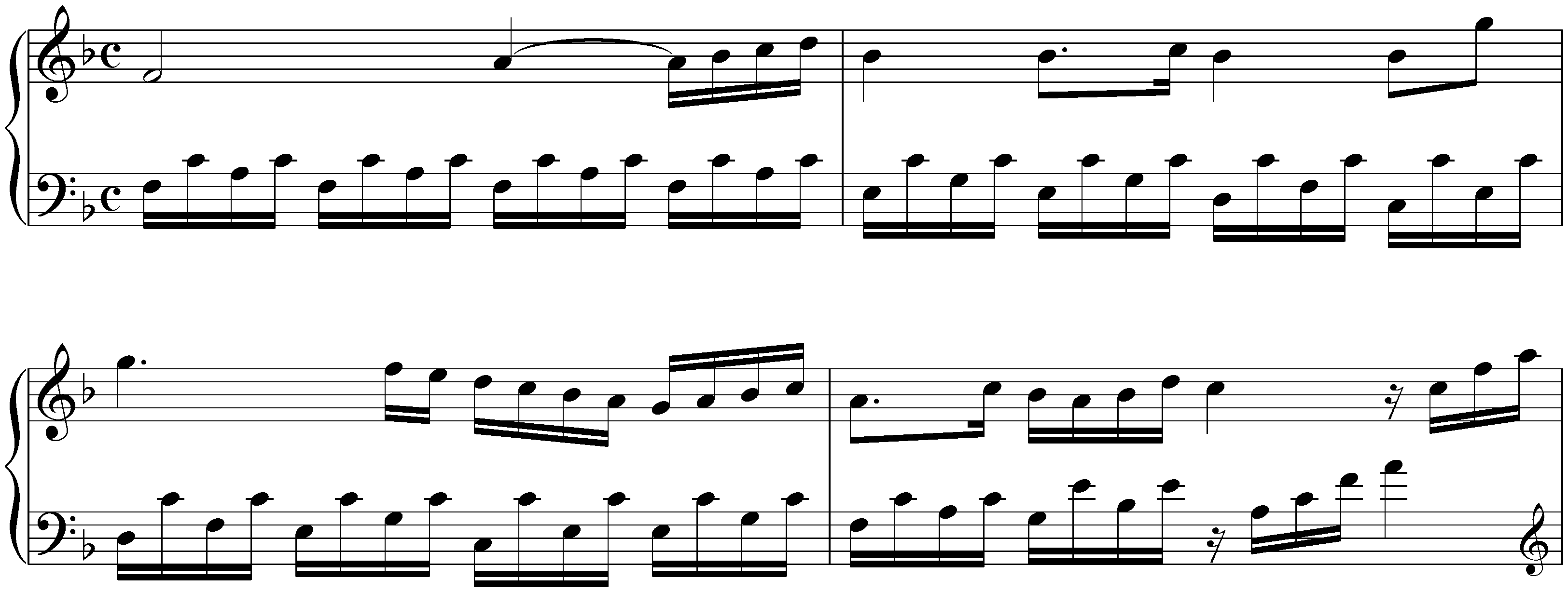 Sonatina in F major, WoO 50; 1.