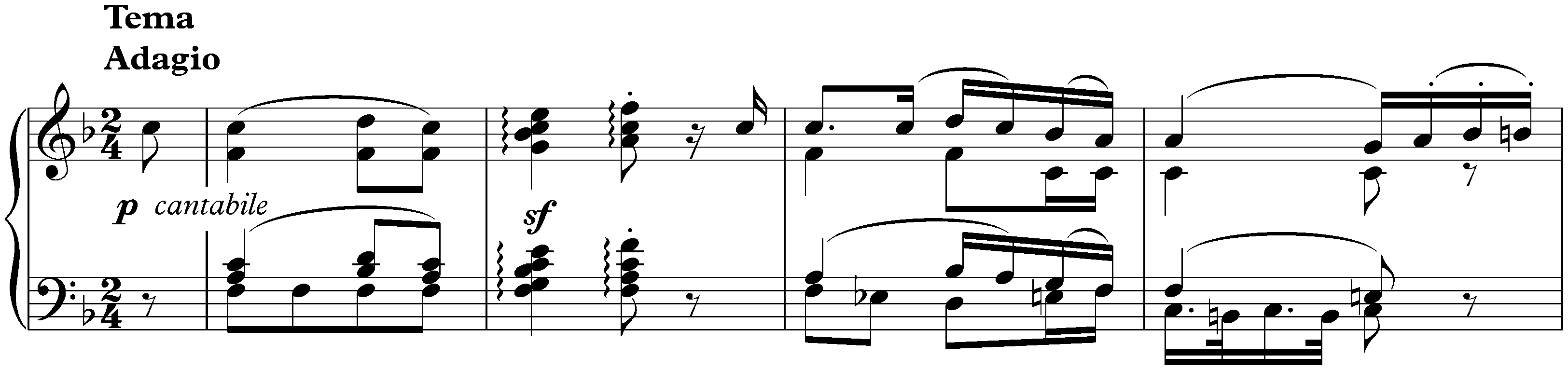 Variations in F major, op. 34