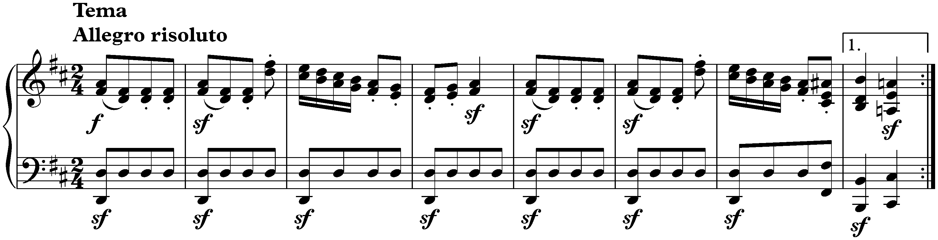 Variations in D major, op. 76