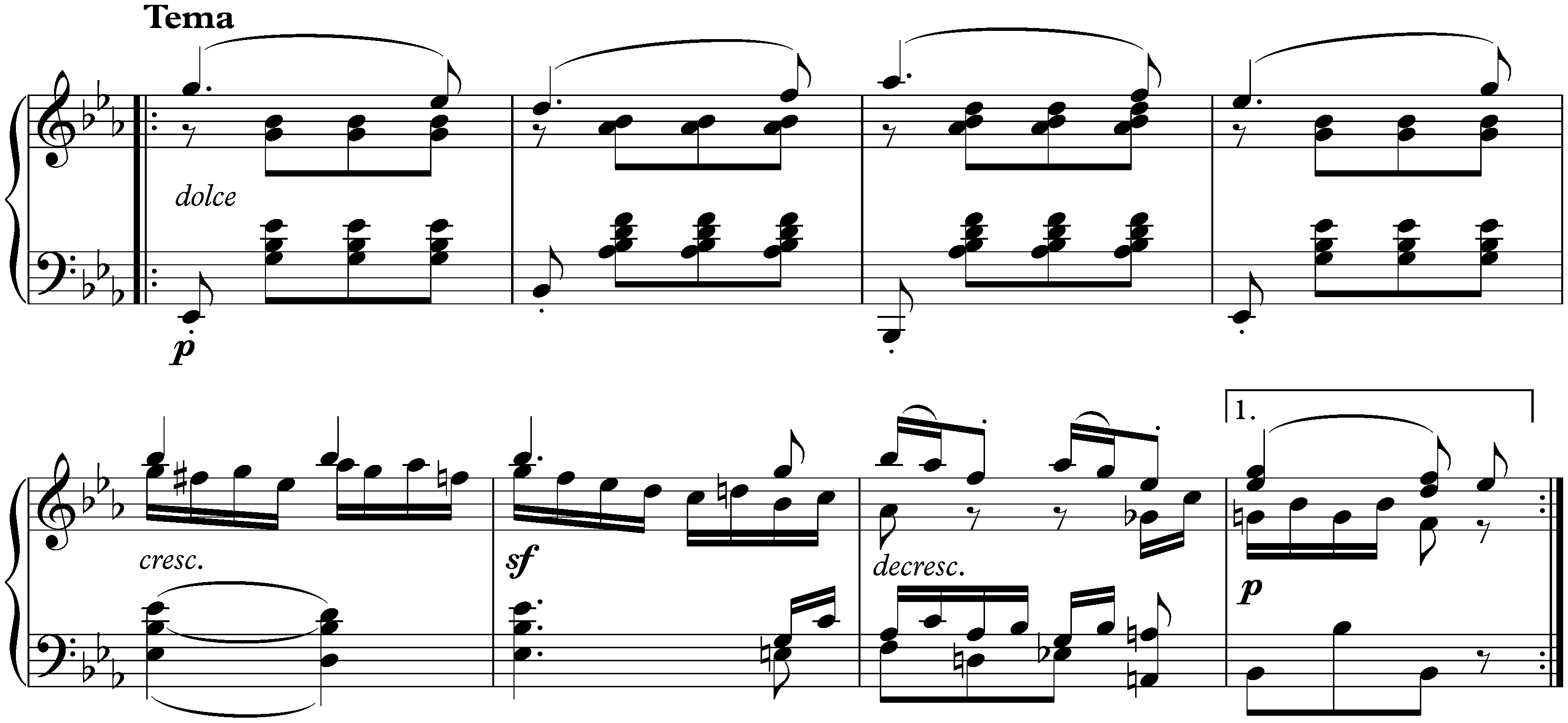 Variations and Fugue in E-flat major, op. 35