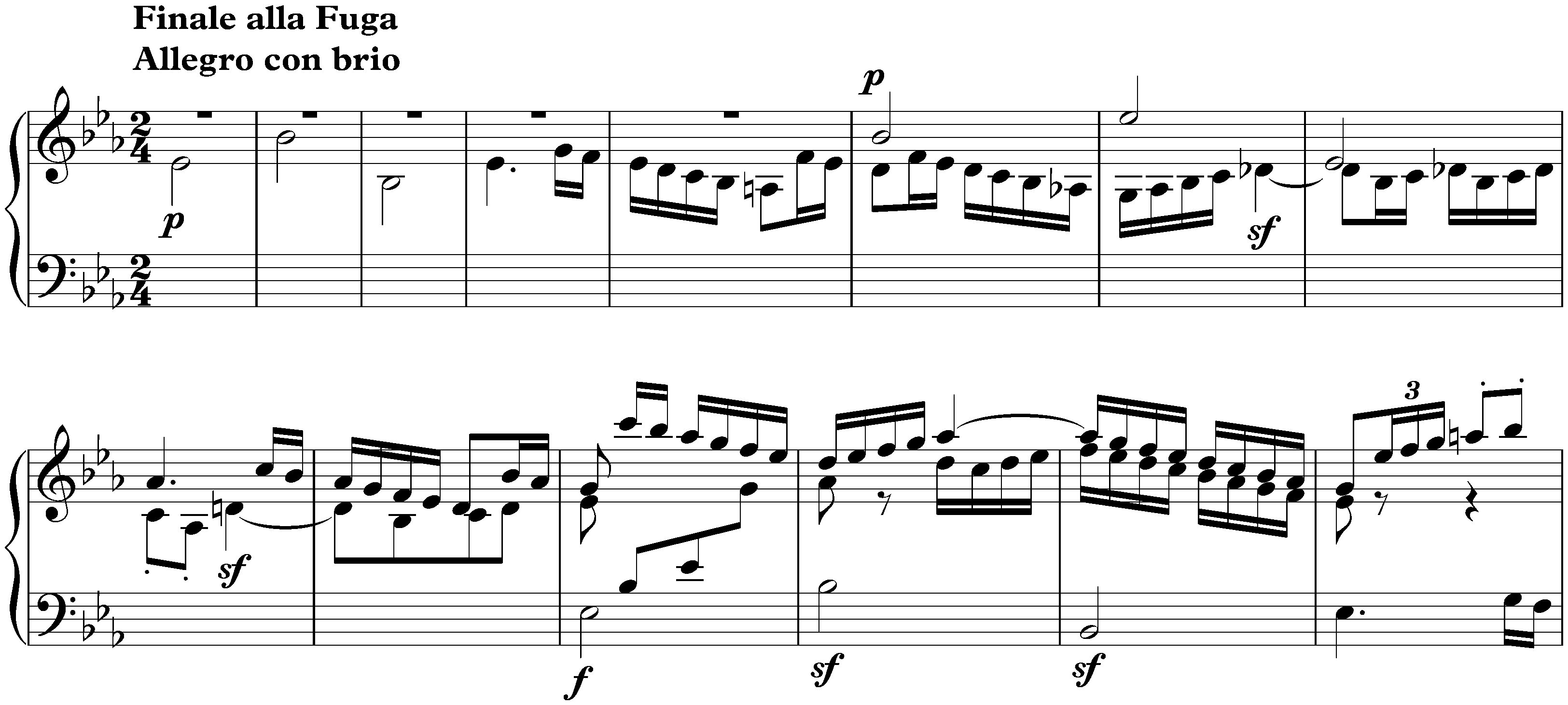 Variations and Fugue in E-flat major, op. 35