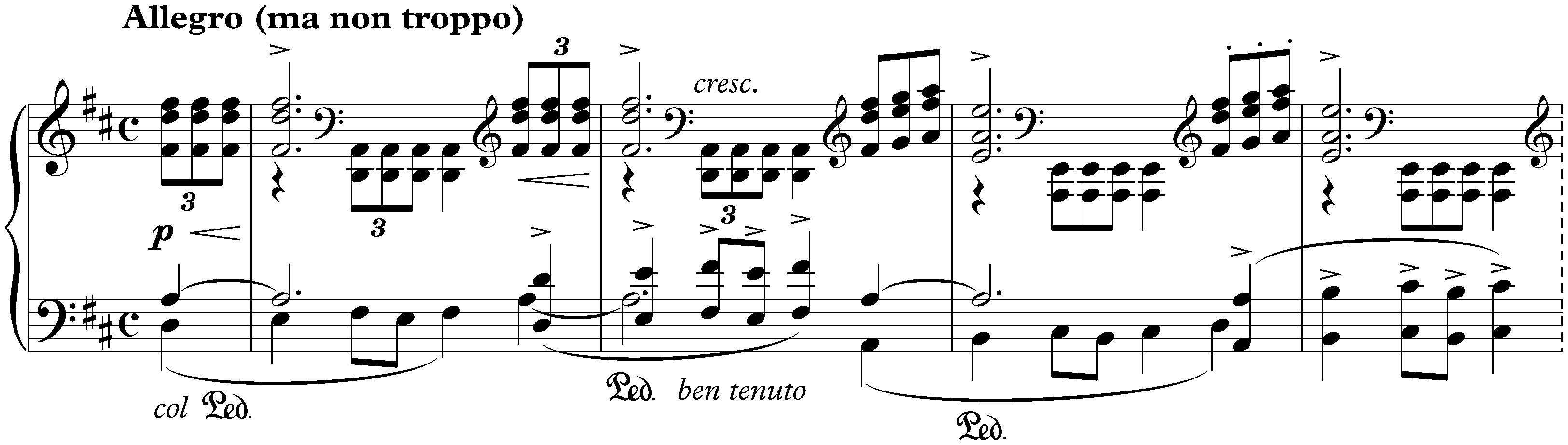Four Ballades, op. 10; 1. D minor