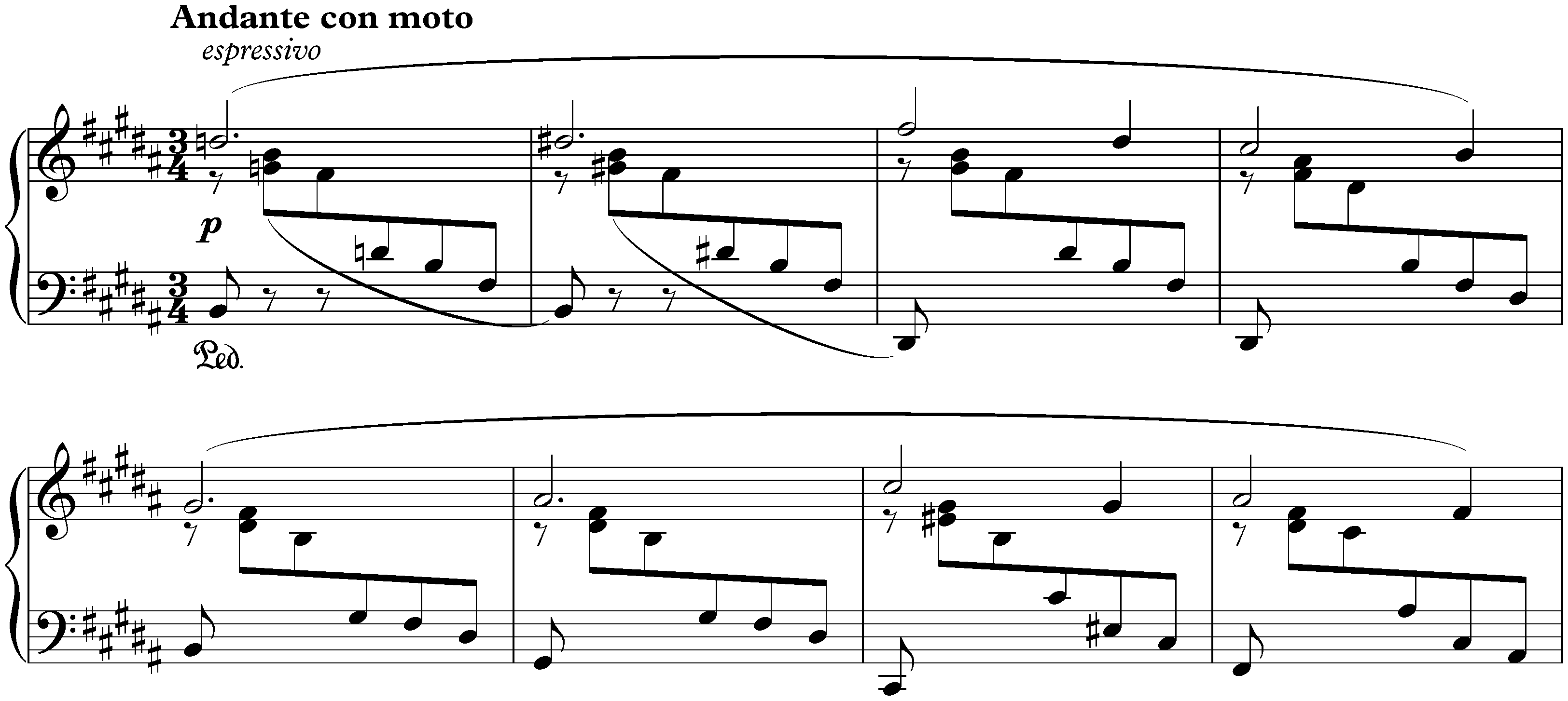 Four Ballades, op. 10; 4. B major