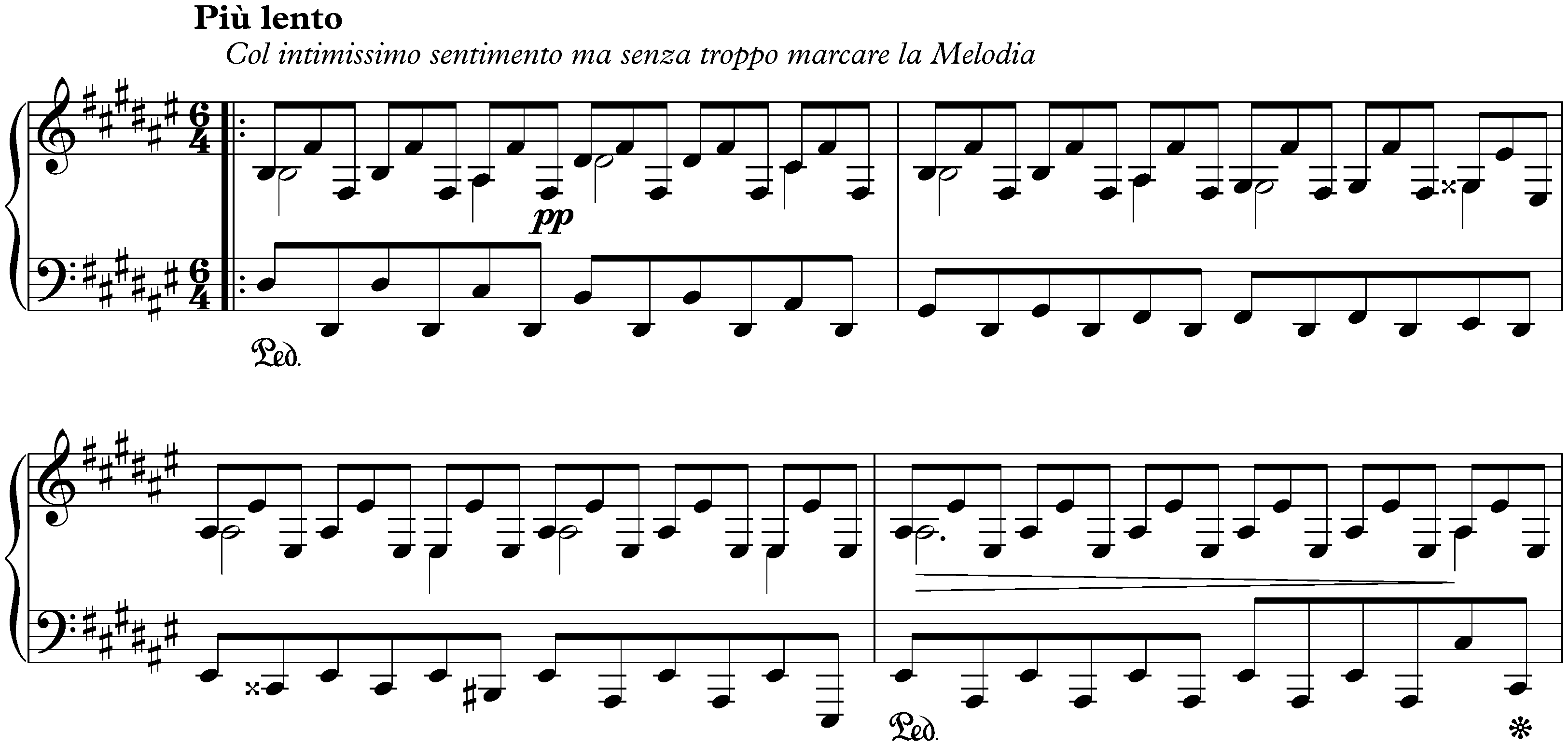Four Ballades, op. 10; 4. B major