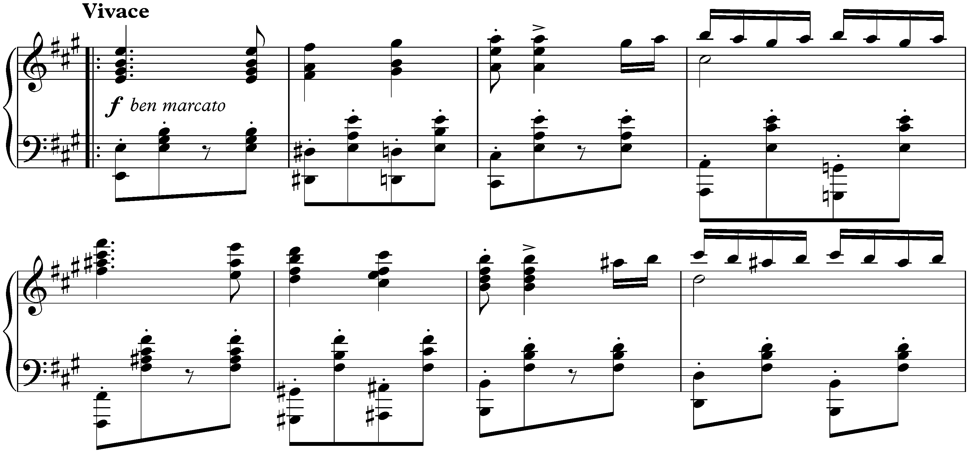 Hungarian Dances, WoO 1; 4. F-sharp minor
