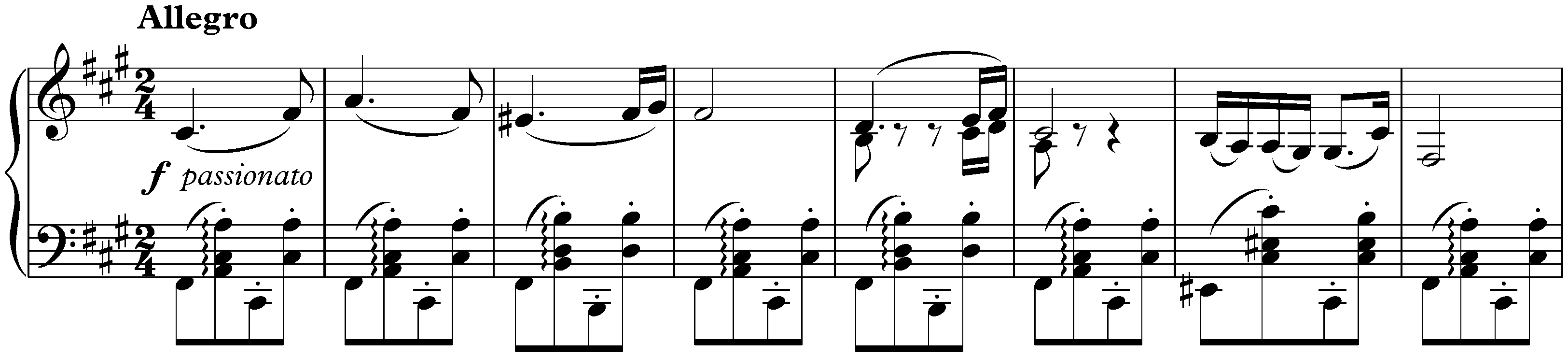 Hungarian Dances, WoO 1; 5. F-sharp minor