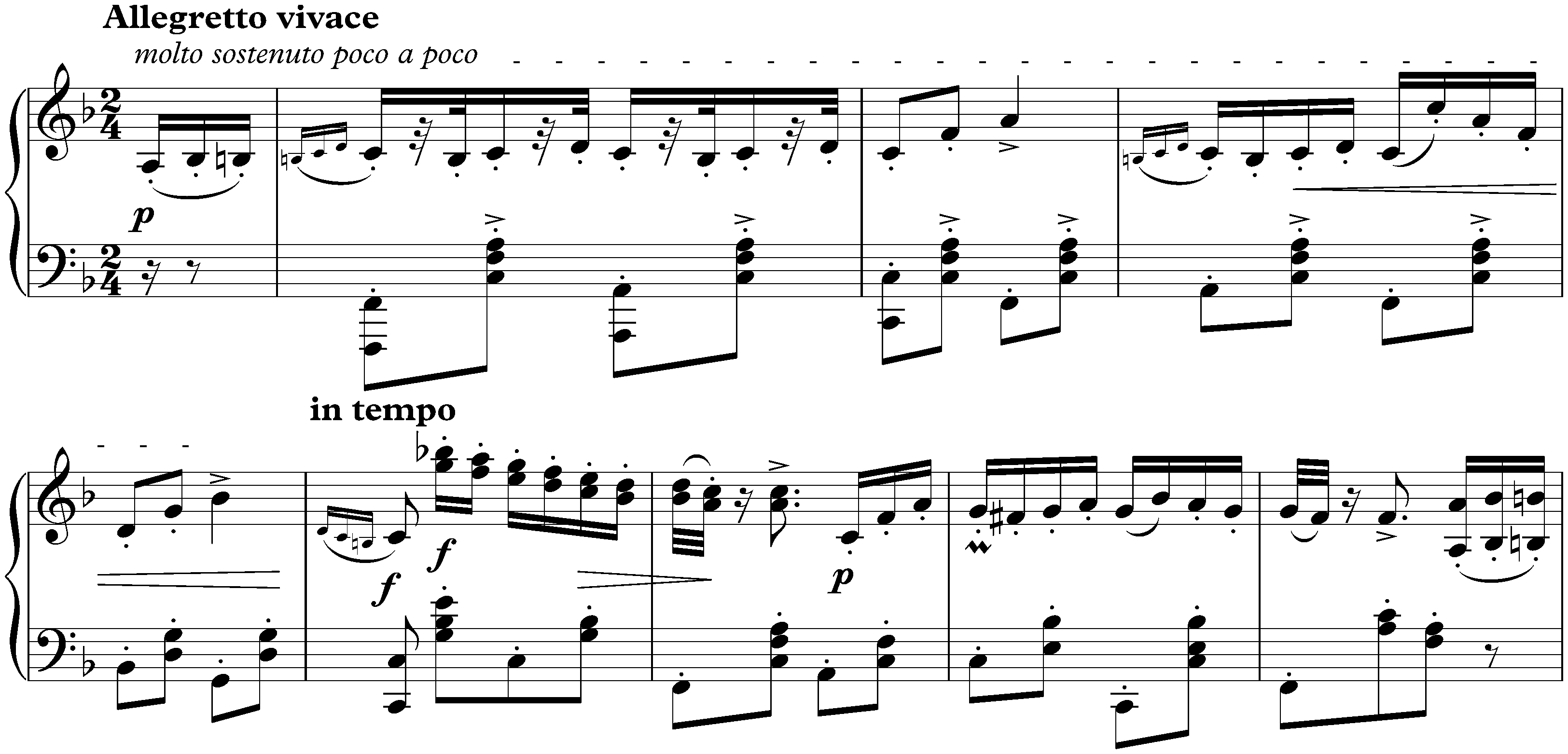 Hungarian Dances, WoO 1; 7. F major
