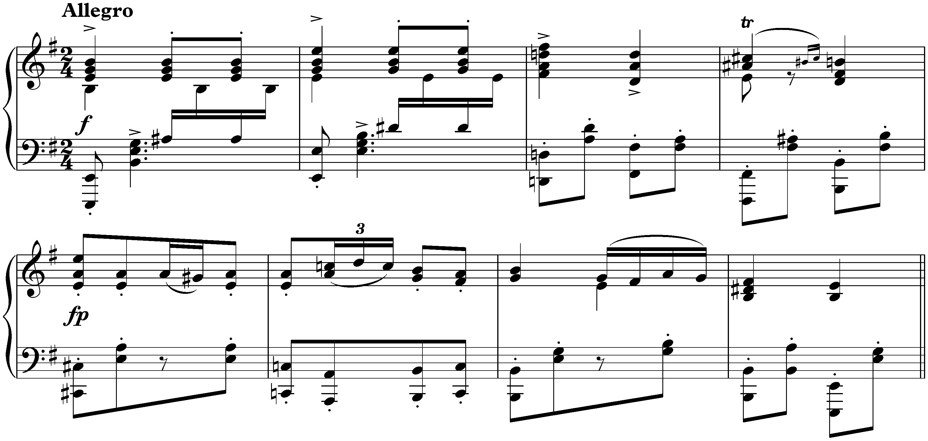 Hungarian Dances, WoO 1; 9. E minor