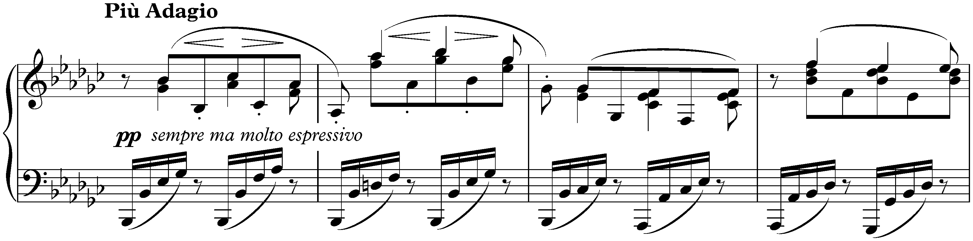 Three Intermezzi, op. 117; 1. E-flat major