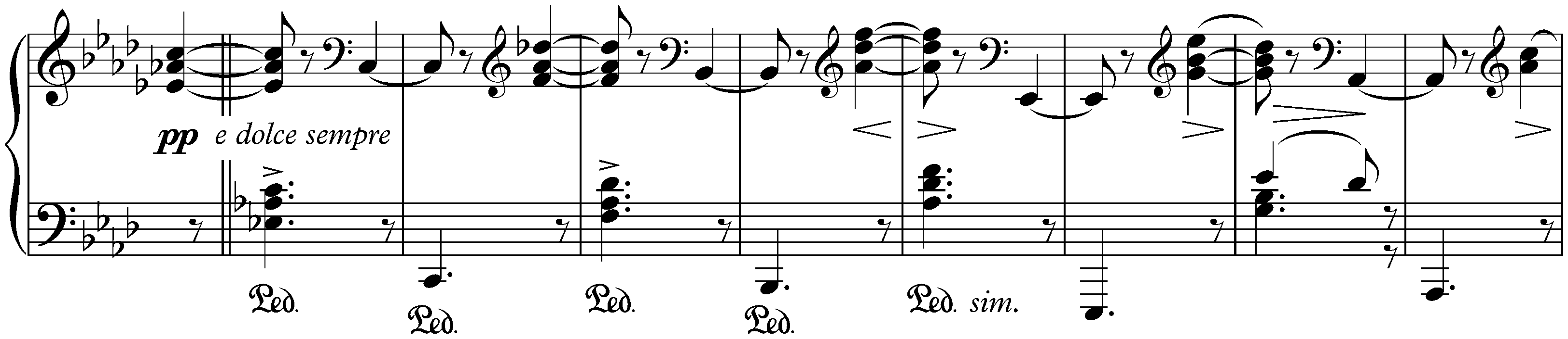 Six Pieces, op. 118; 4. Intermezzo in F minor