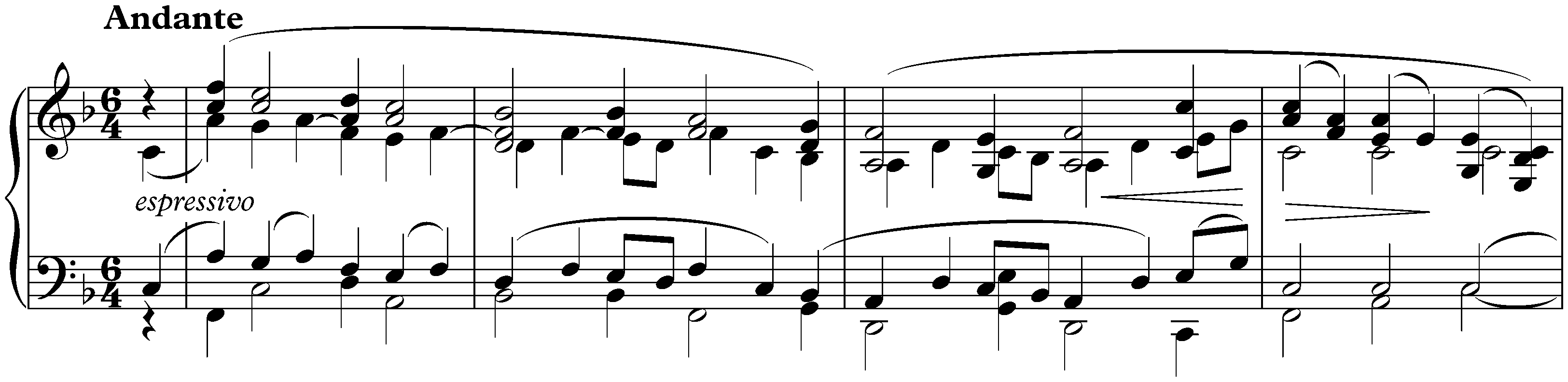 Six Pieces, op. 118; 5. Romanze in F major
