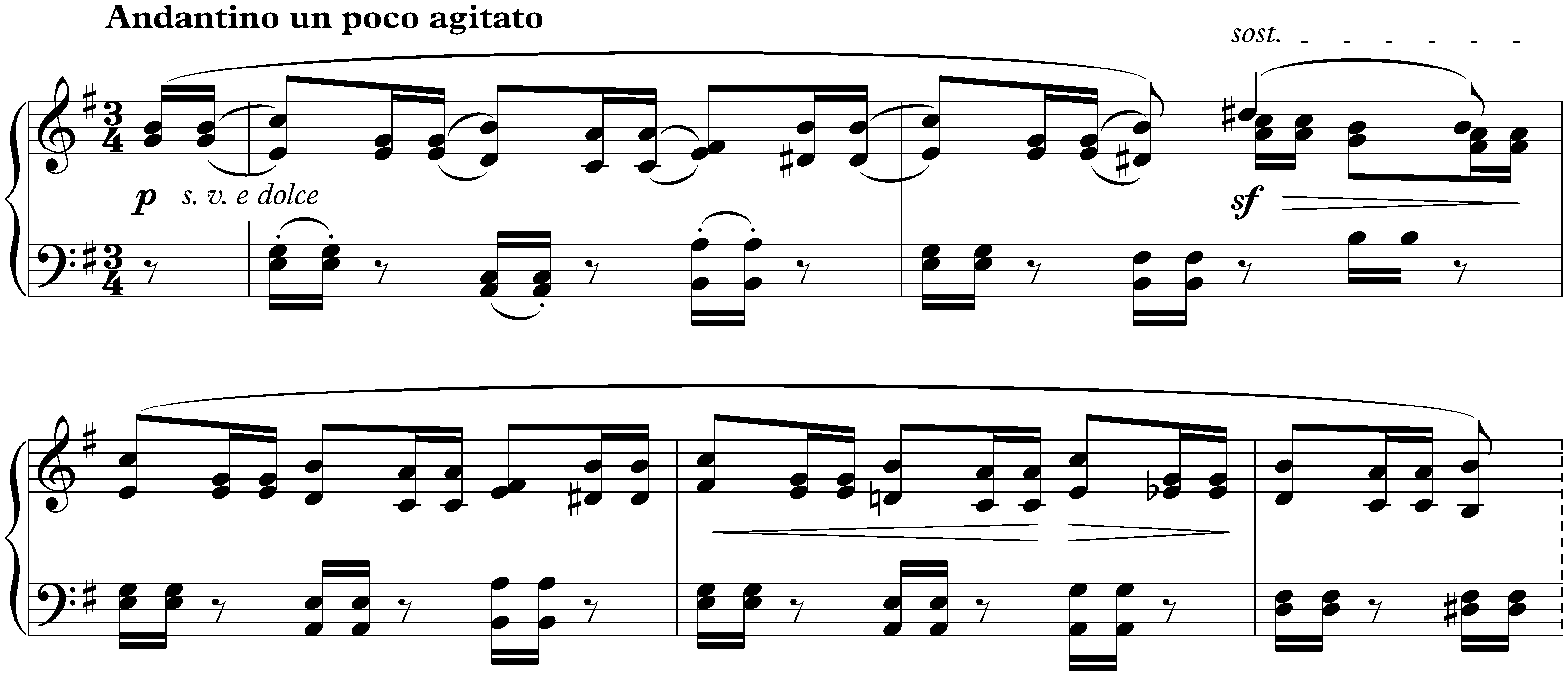 Four Pieces, op. 119; 2. Intermezzo in E minor