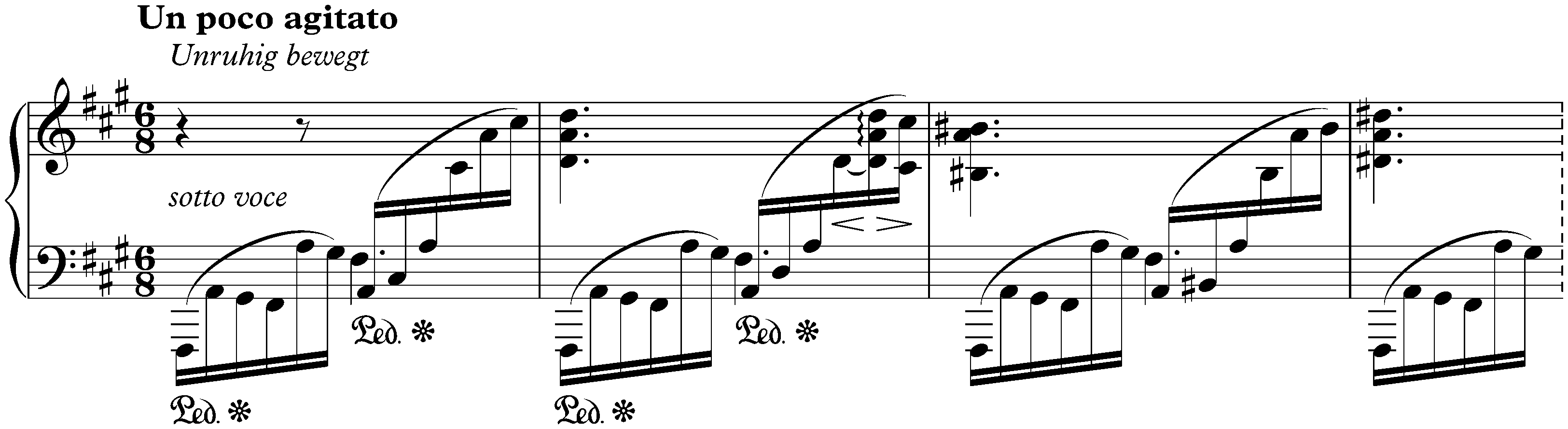 Eight Pieces, op. 76; 1. Capriccio in F-sharp minor