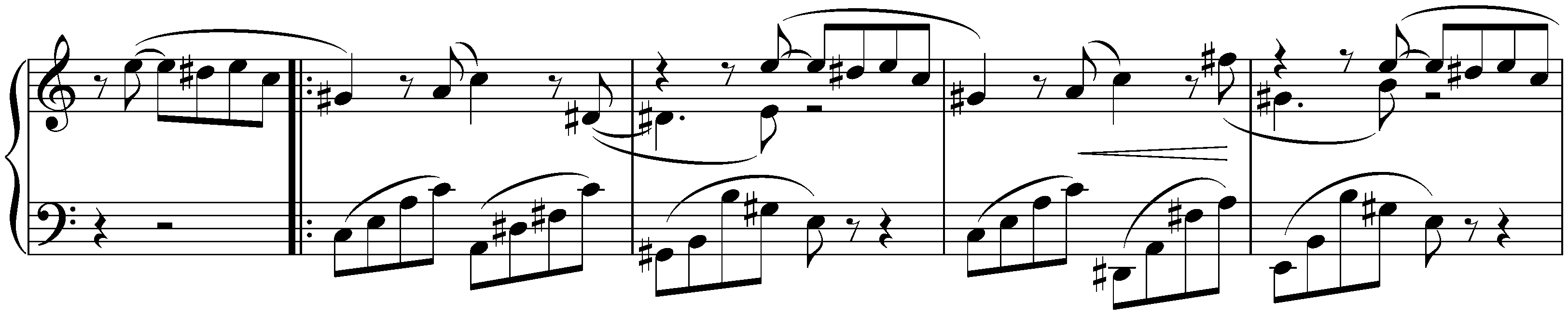 Eight Pieces, op. 76; 7. Intermezzo in A minor
