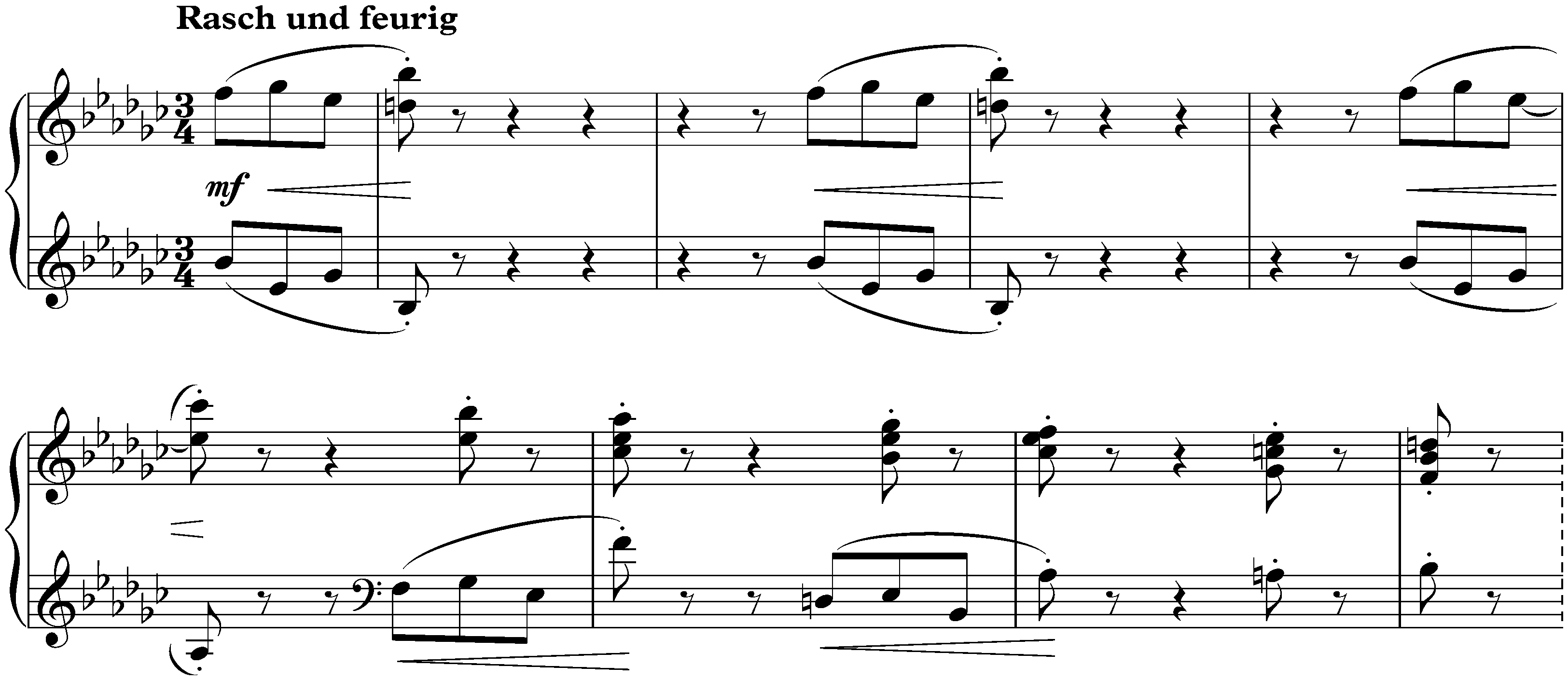 Scherzo in E-flat minor, op. 4