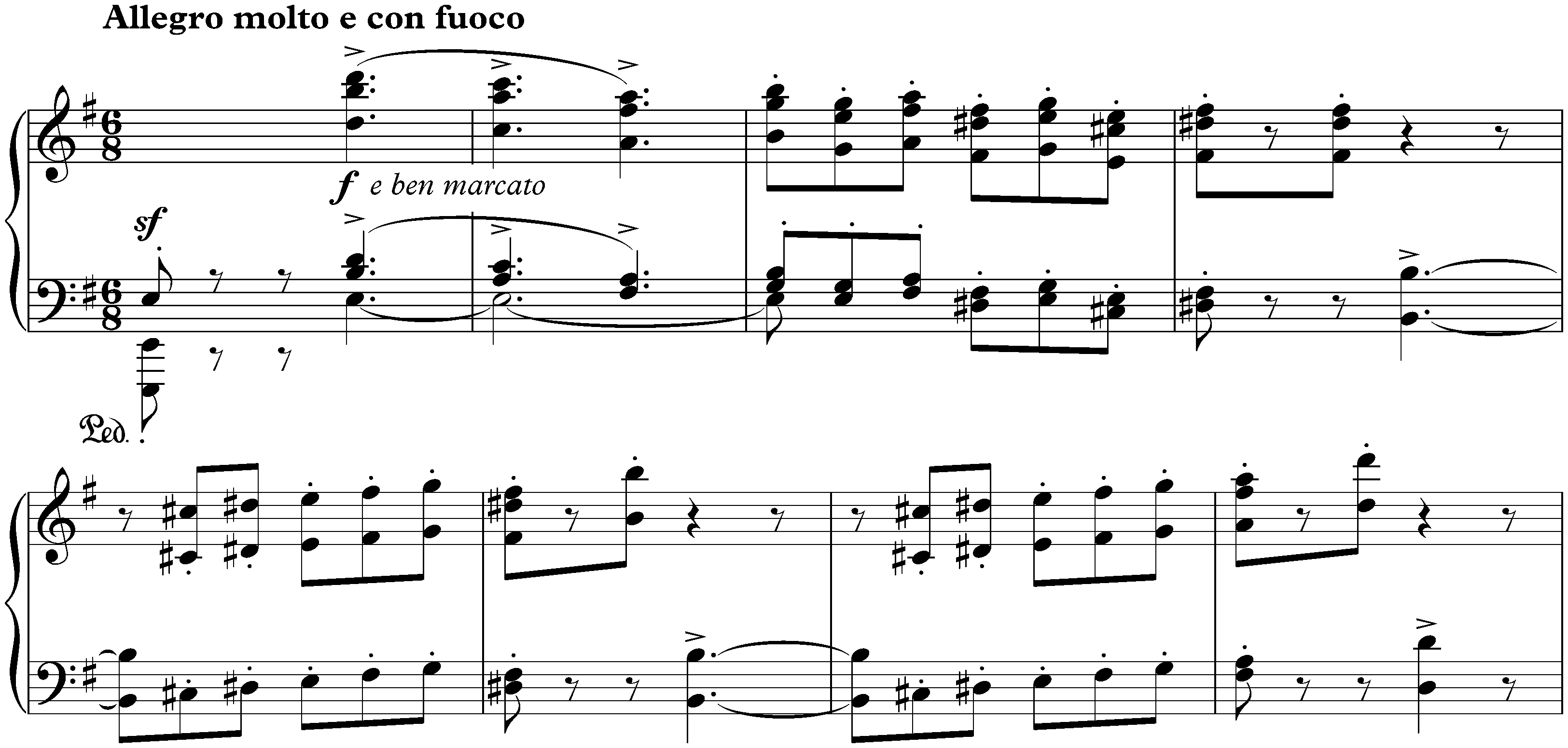 Sonata no. 1 in C major, op. 1; 3. Scherzo: Allegro molto e con fuoco