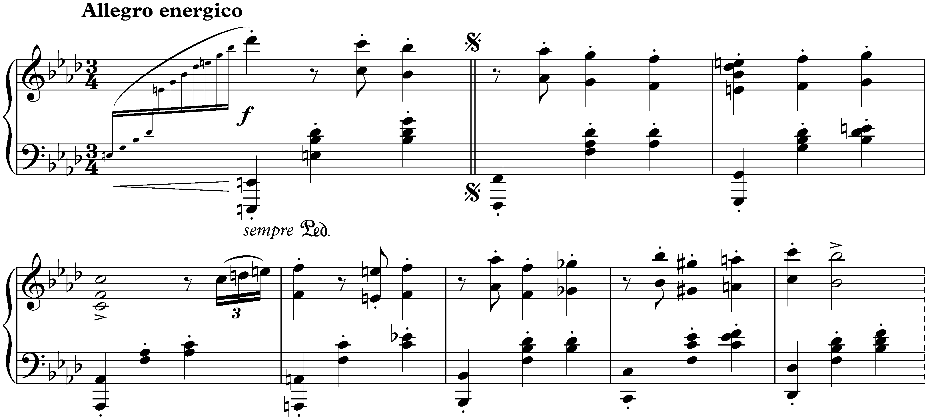 Sonata no. 3 in F minor, op. 5; 3. Scherzo: Allegro energico