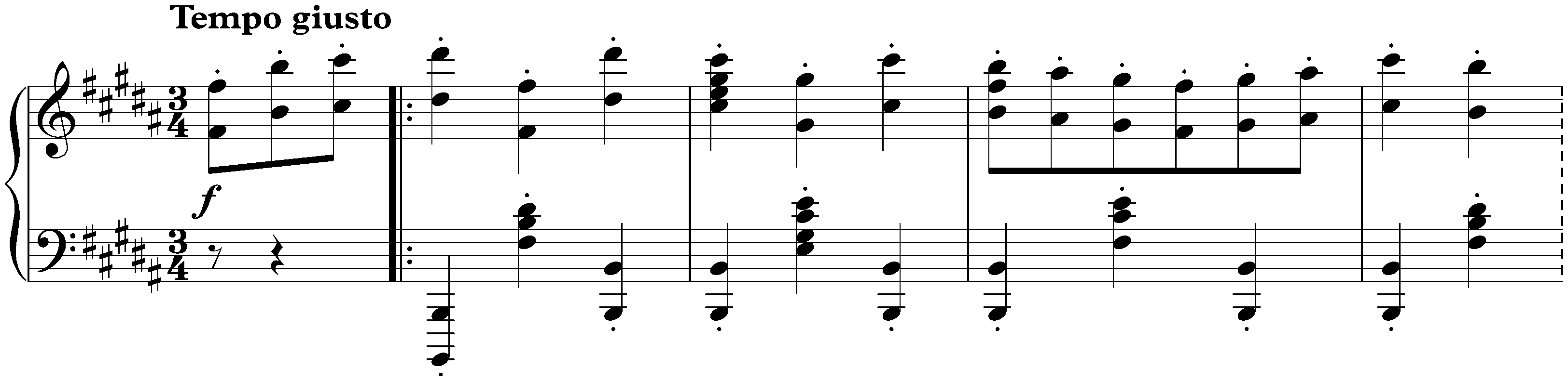 Sixteen Waltzes, op. 39; 1. B major