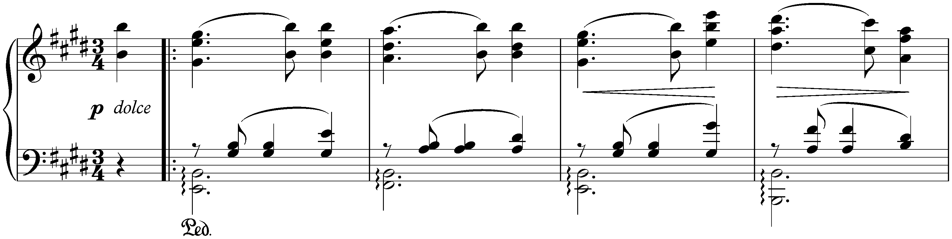 Sixteen Waltzes, op. 39; 2. E major