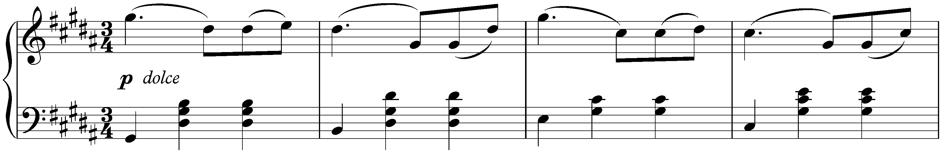 Sixteen Waltzes, op. 39; 3. G-sharp minor