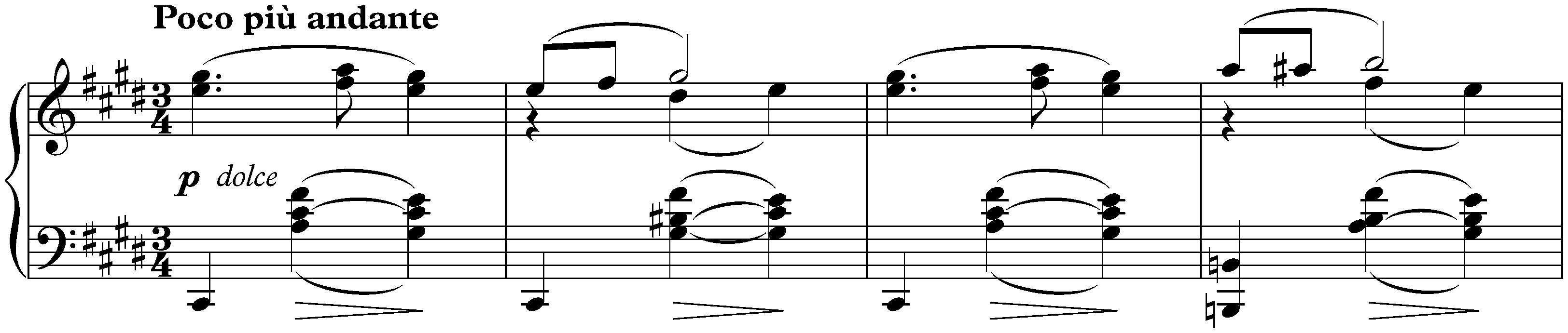 Sixteen Waltzes, op. 39; 7. C-sharp minor (simplified version)