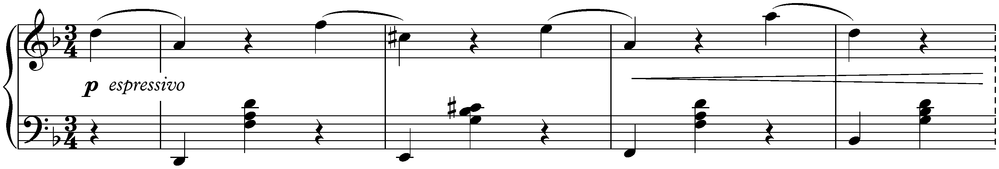 Sixteen Waltzes, op. 39; 9. D minor