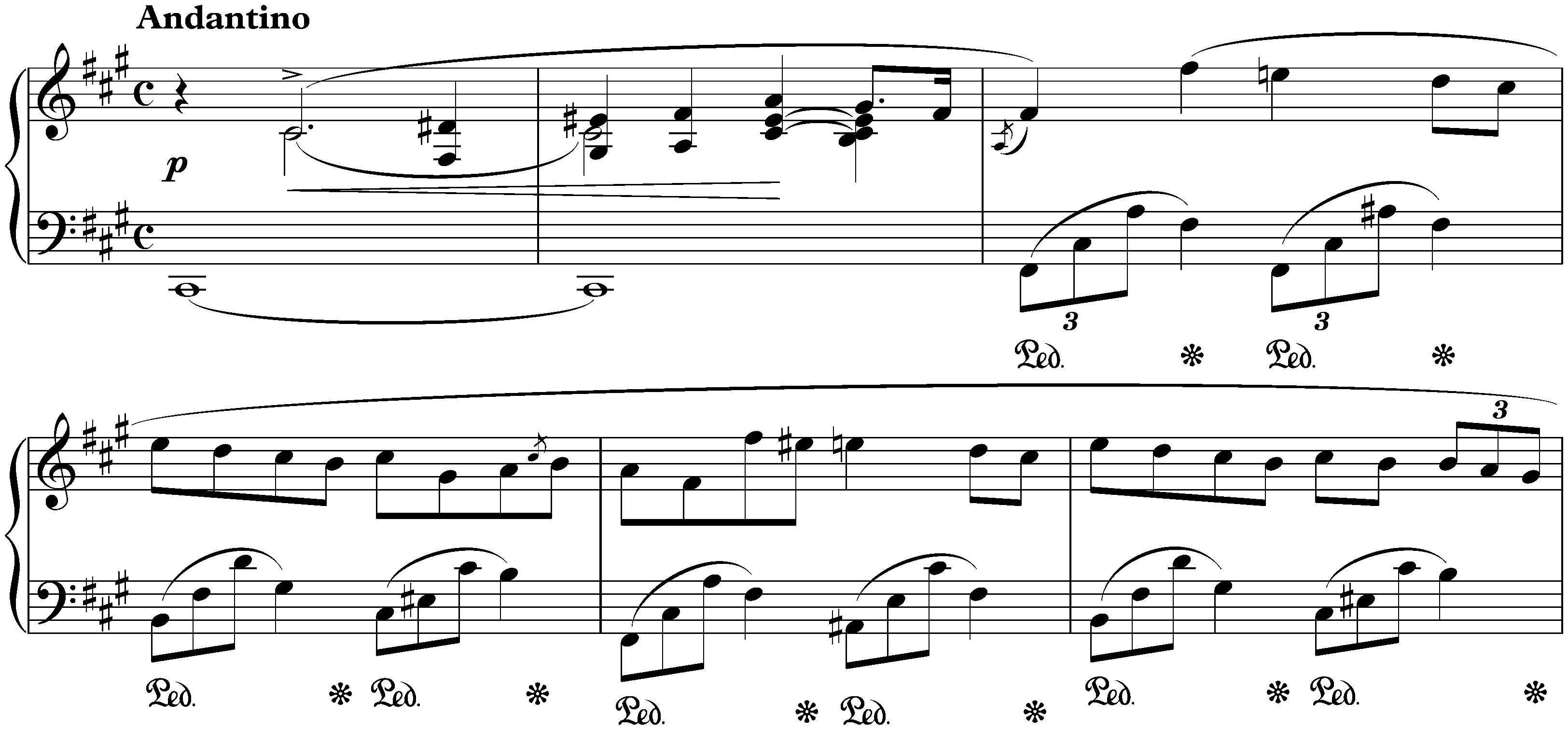 Two Nocturnes, op. 48; 2. F-sharp minor
