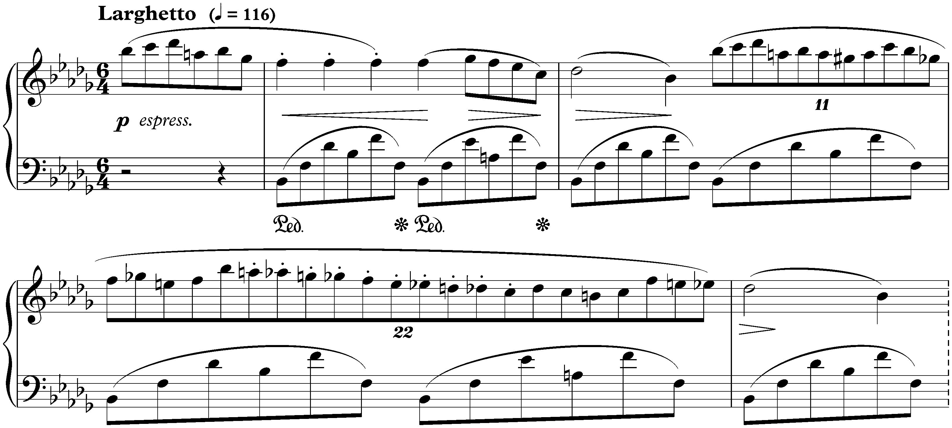 Three Nocturnes, op. 9; 1. B-flat minor