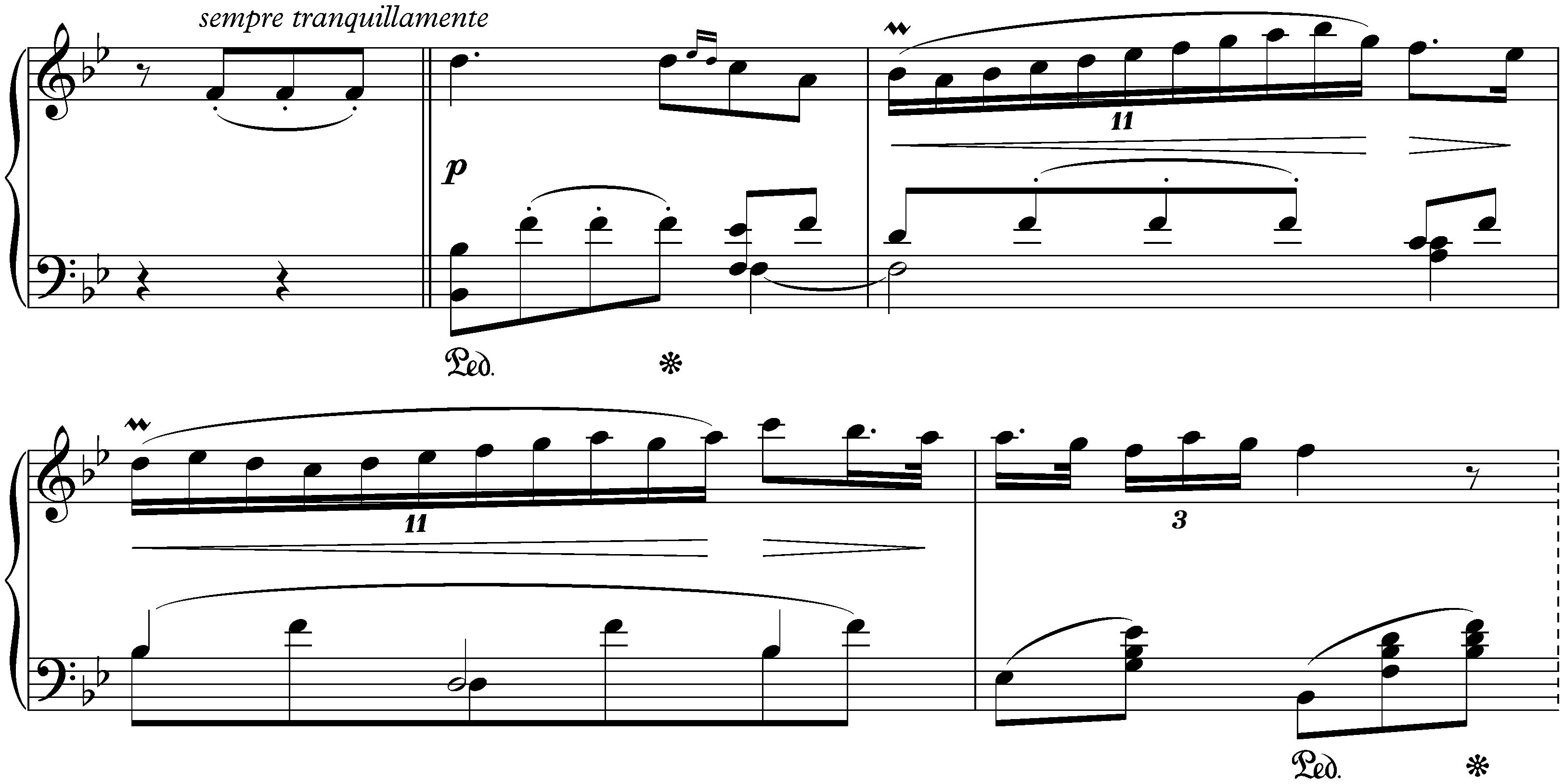 Three Polonaises, op. 71; 2. B-flat major