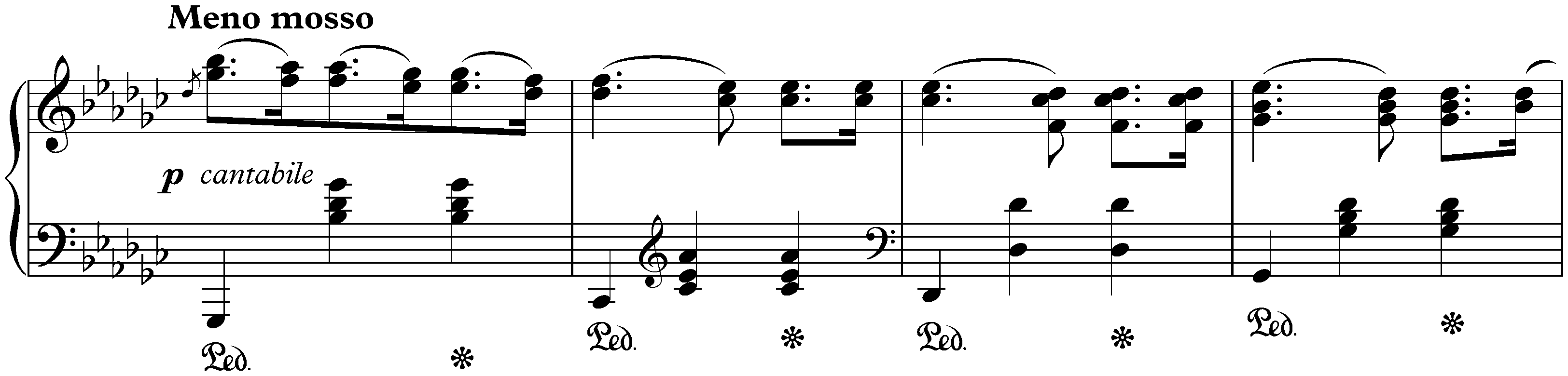 Three Valses, op. 70; 1. G-flat major