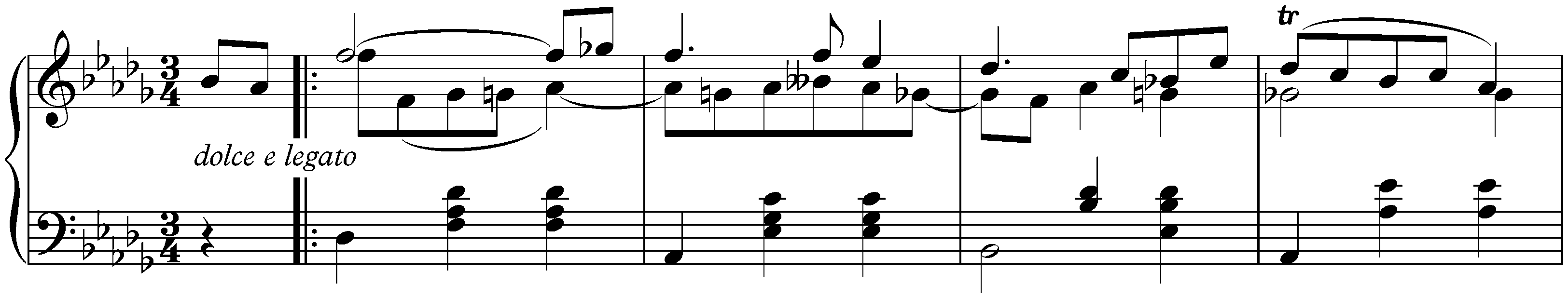 Three Valses, op. 70; 3. D-flat major