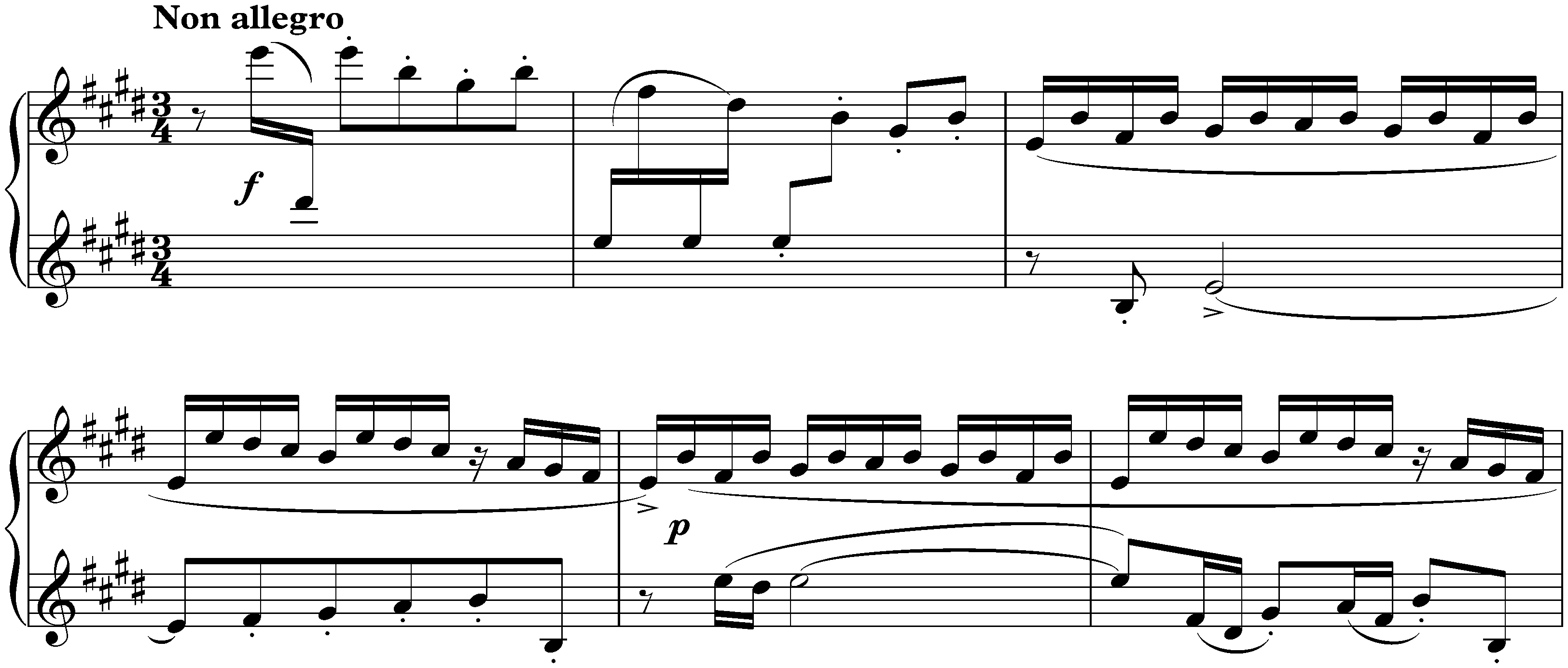 Prélude, Gavotte and Gigue from the Violin Partita in E major (Johann Sebastian Bach); 1. Prélude