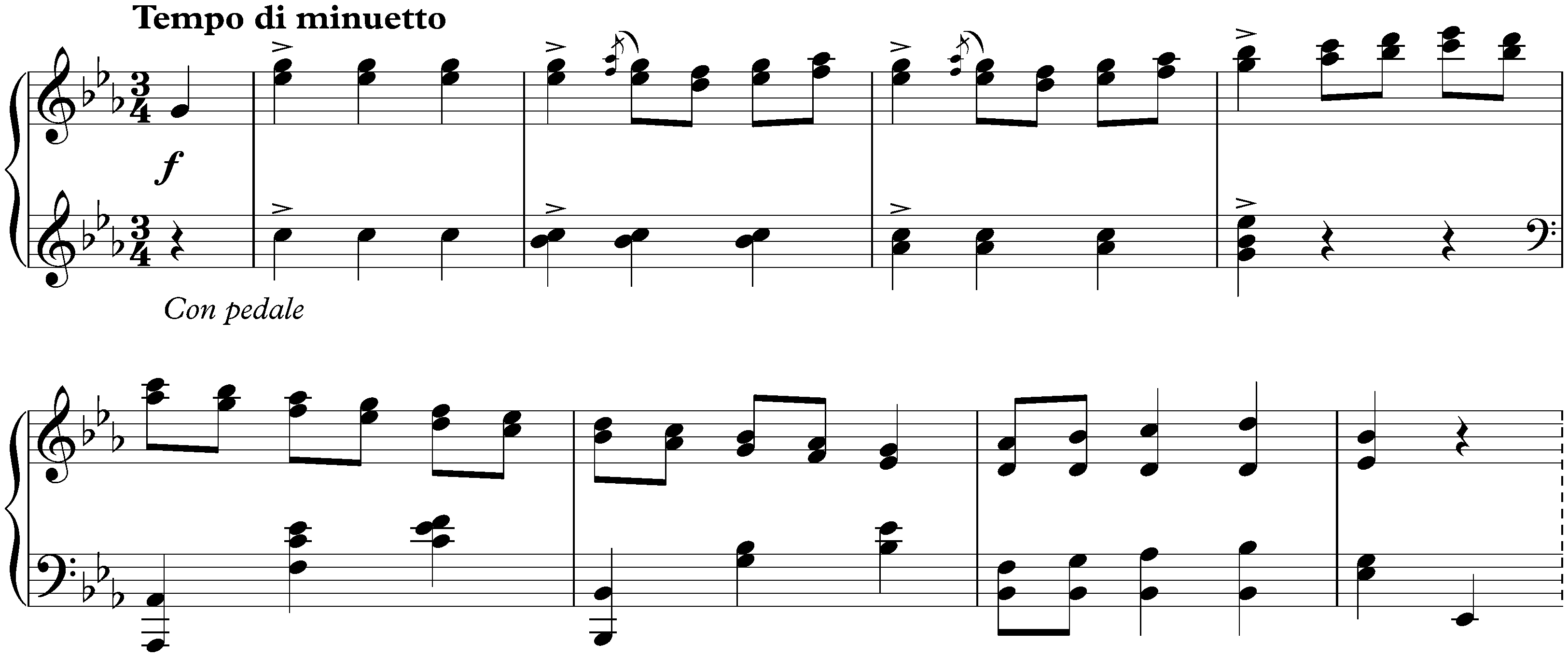 Minuet from L’Arlésienne (Georges Bizet)