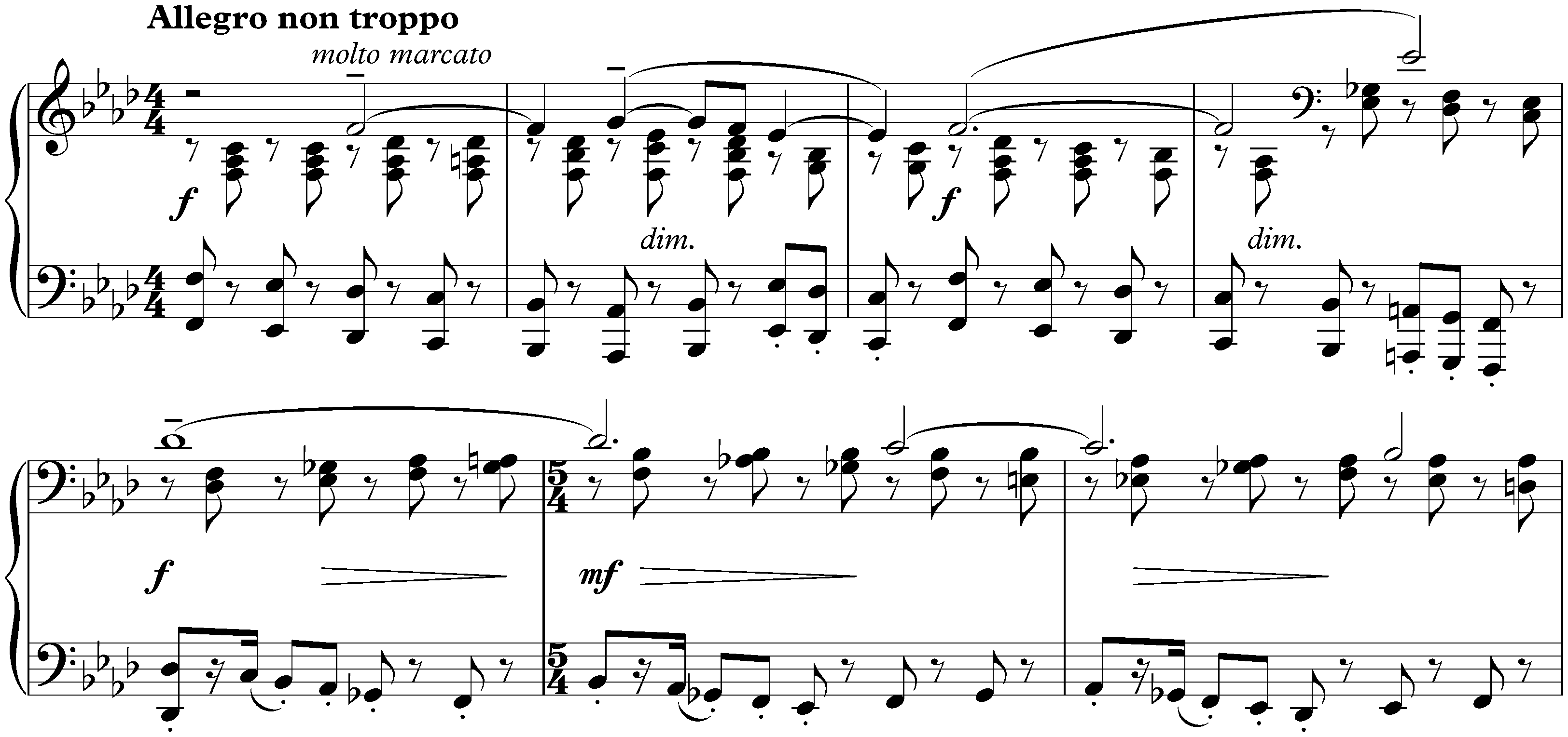 Études-tableaux, op. 33; 1. (1.) F minor