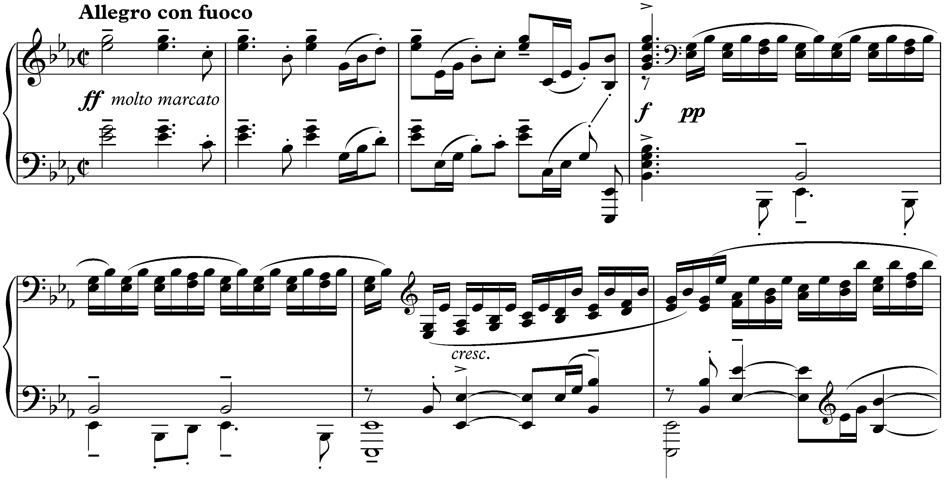 Études-tableaux, op. 33; 7. (4.) E-flat major