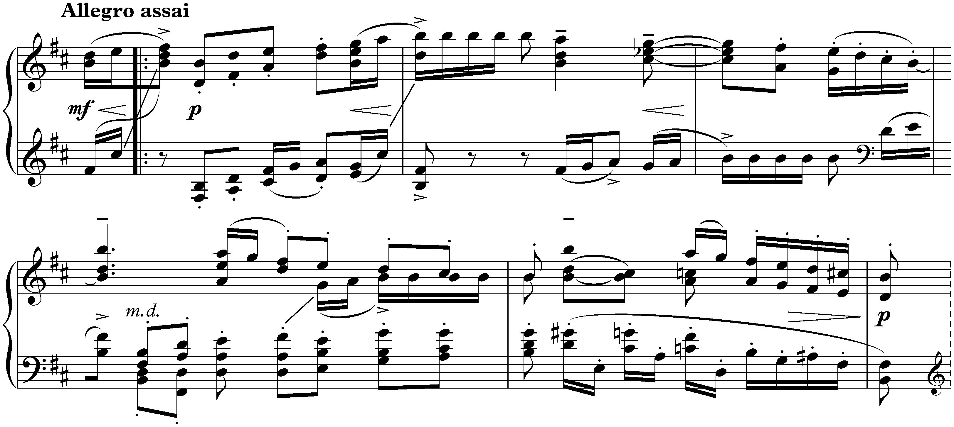 Études-tableaux, op. 39; 4. B minor