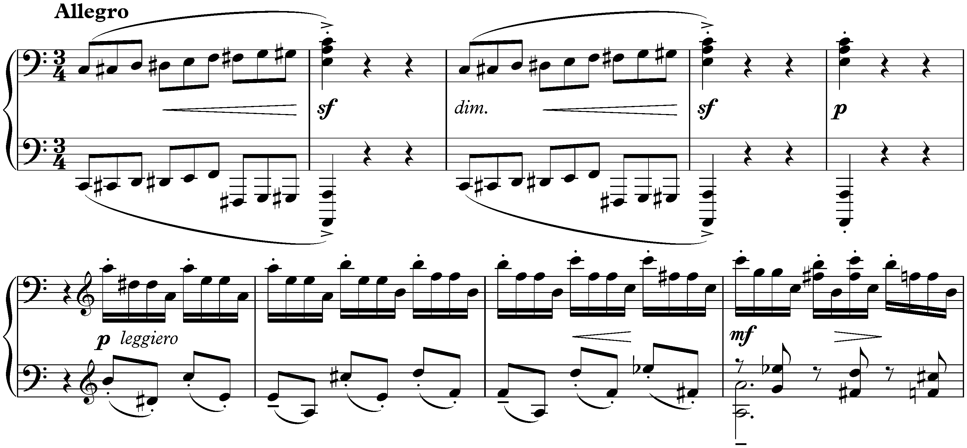 Études-tableaux, op. 39; 6. A minor