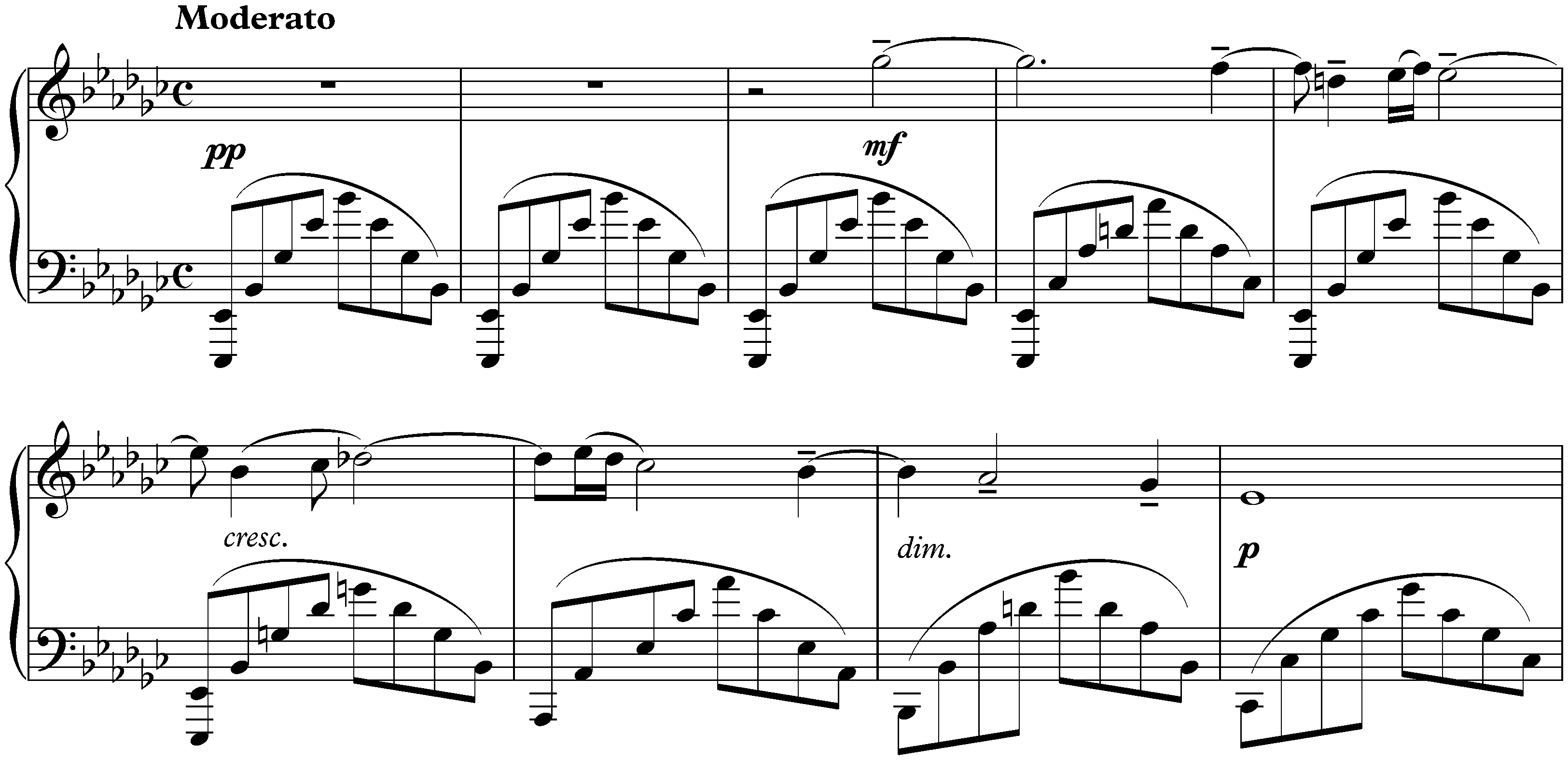 Morceaux de fantaisie, op. 3; 1. Elégie in E-flat minor