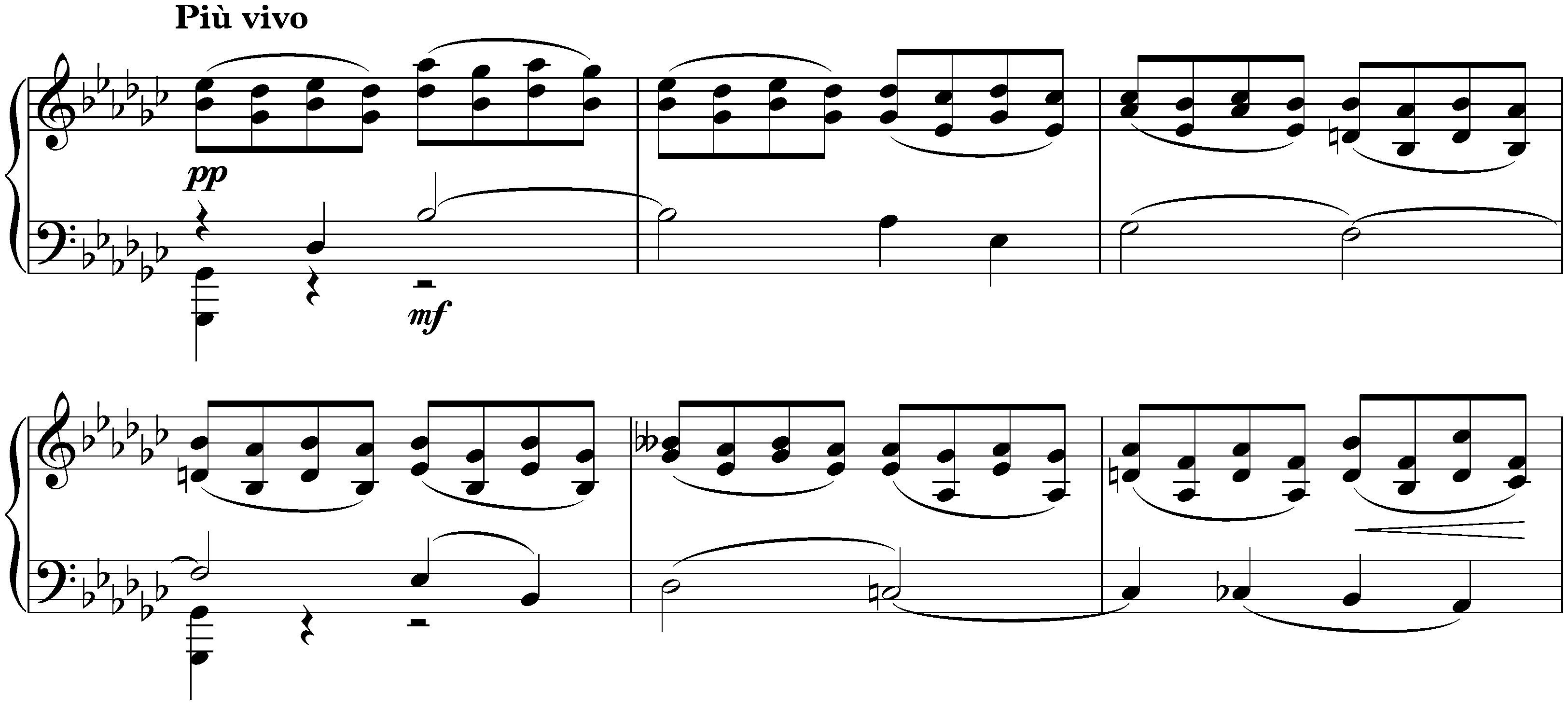 Morceaux de fantaisie, op. 3; 1. Elégie in E-flat minor