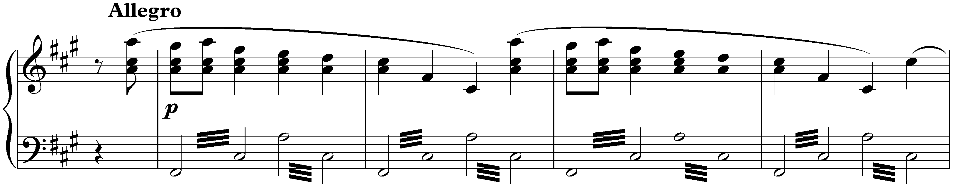 Three Nocturnes; 1. F-sharp minor