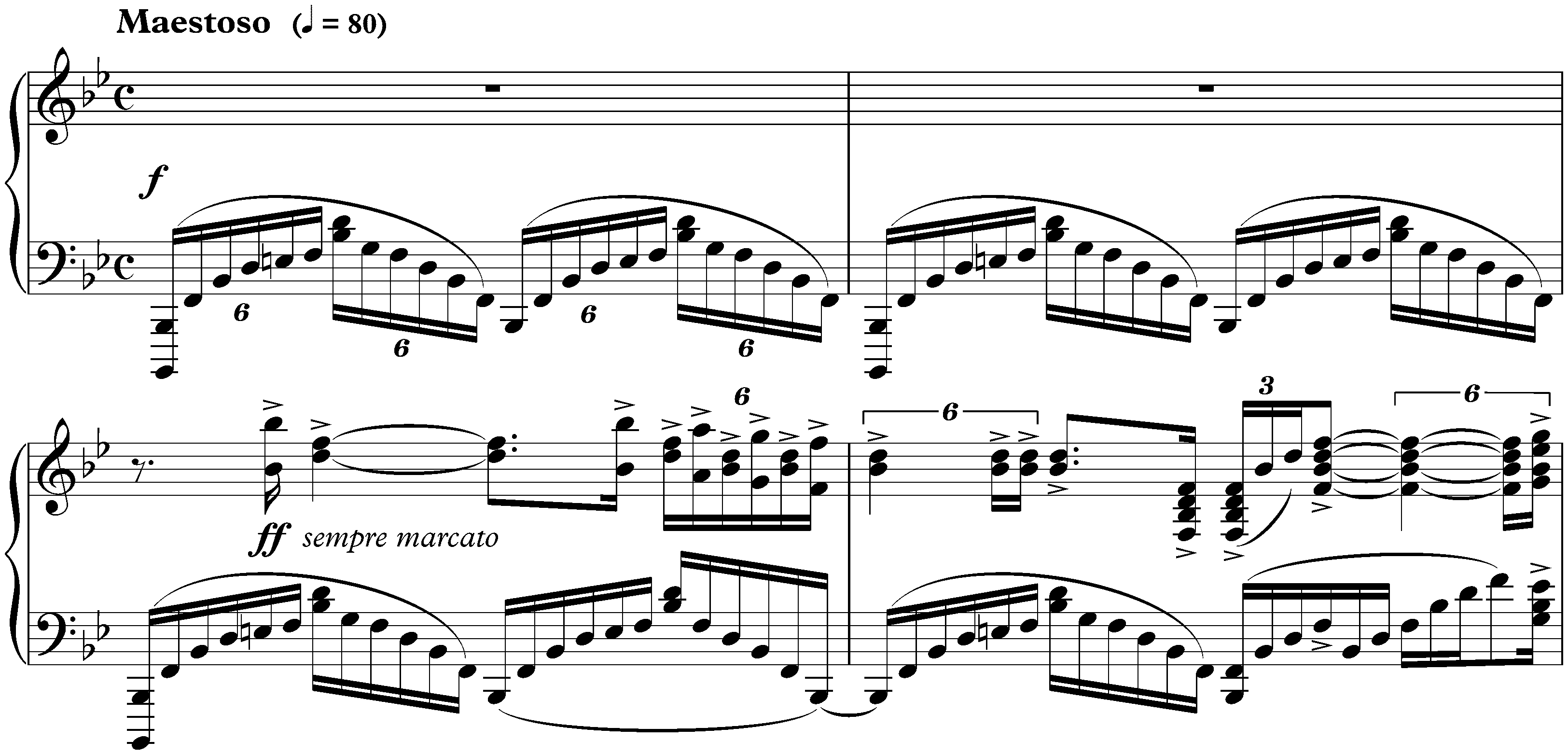 Préludes, op. 23; 2. B-flat major