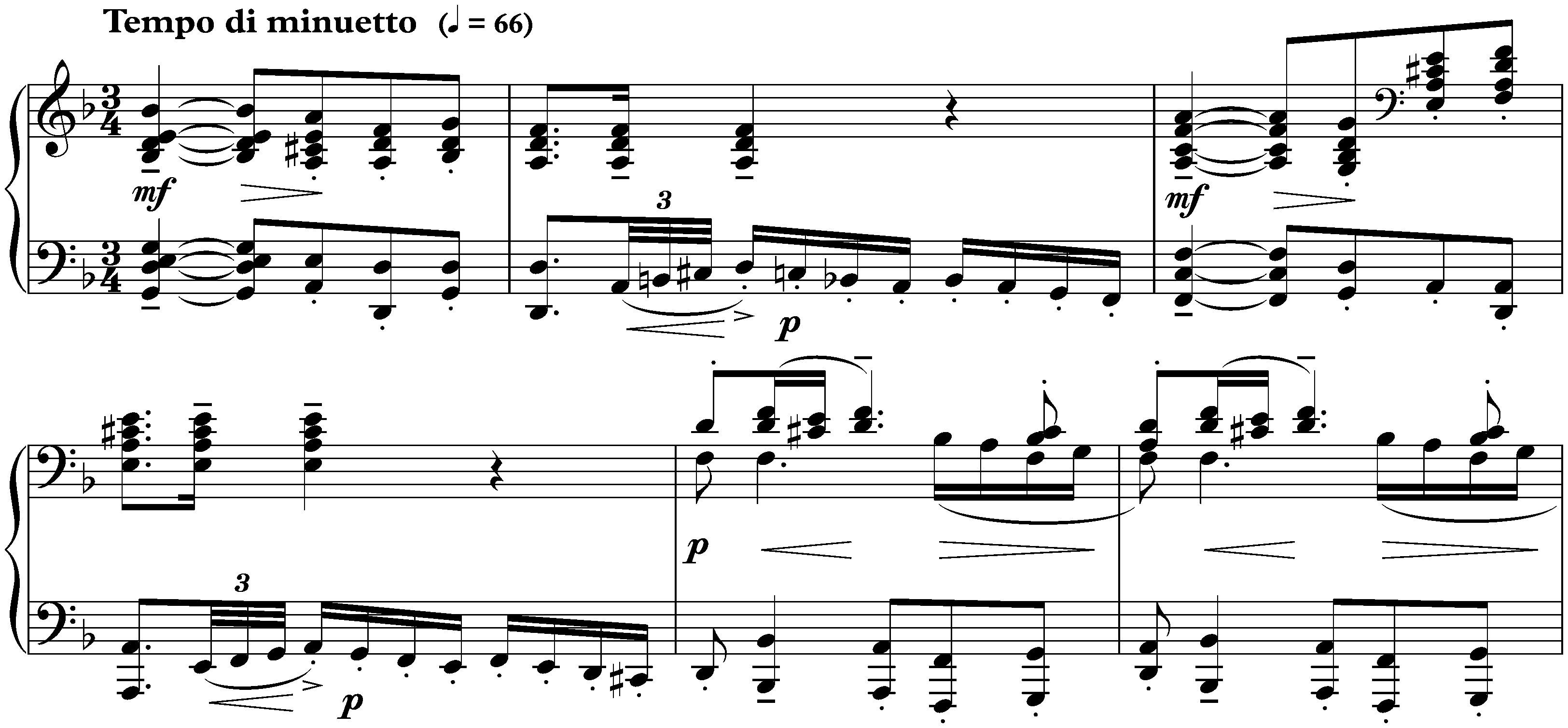 Préludes, op. 23; 3. D minor