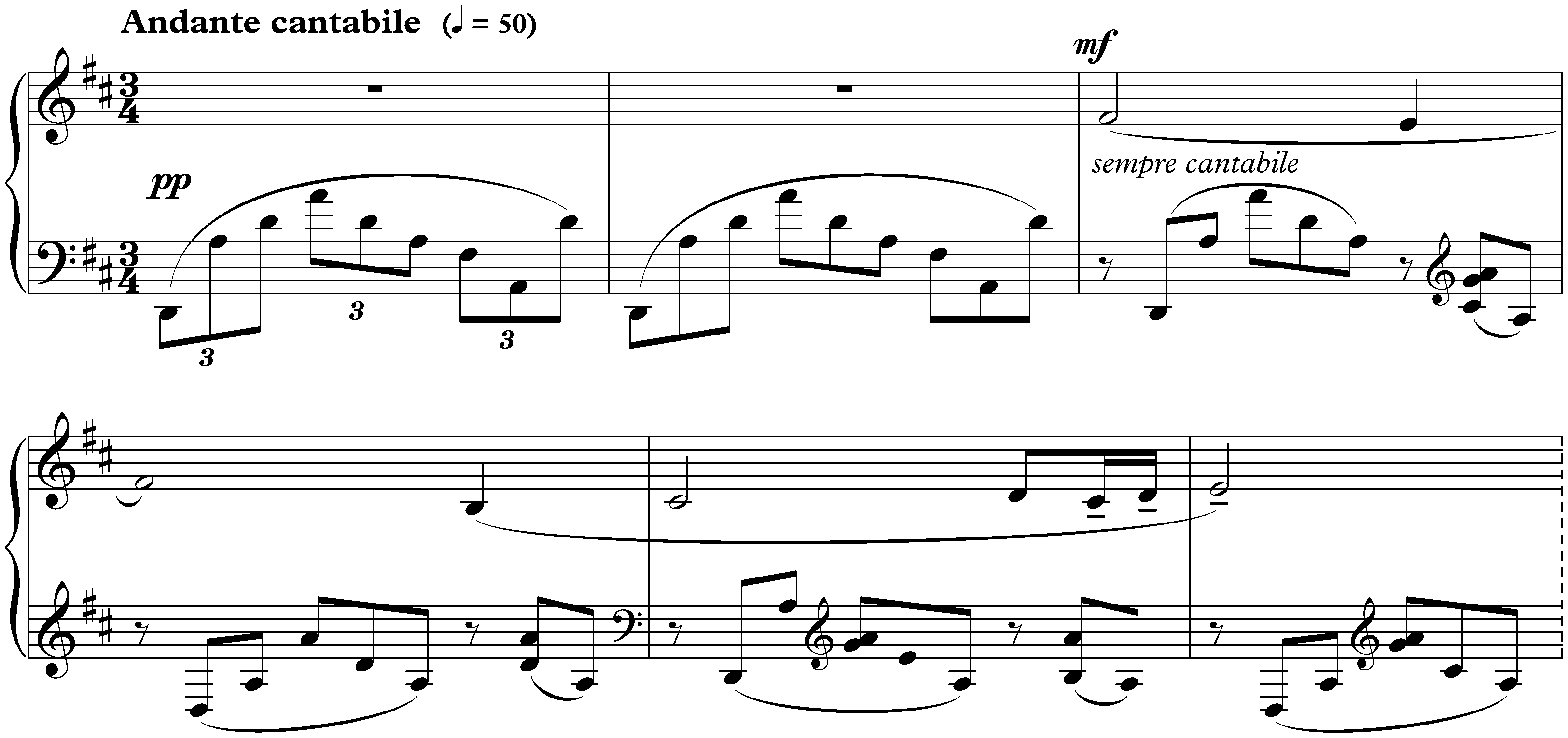 Préludes, op. 23; 4. D major