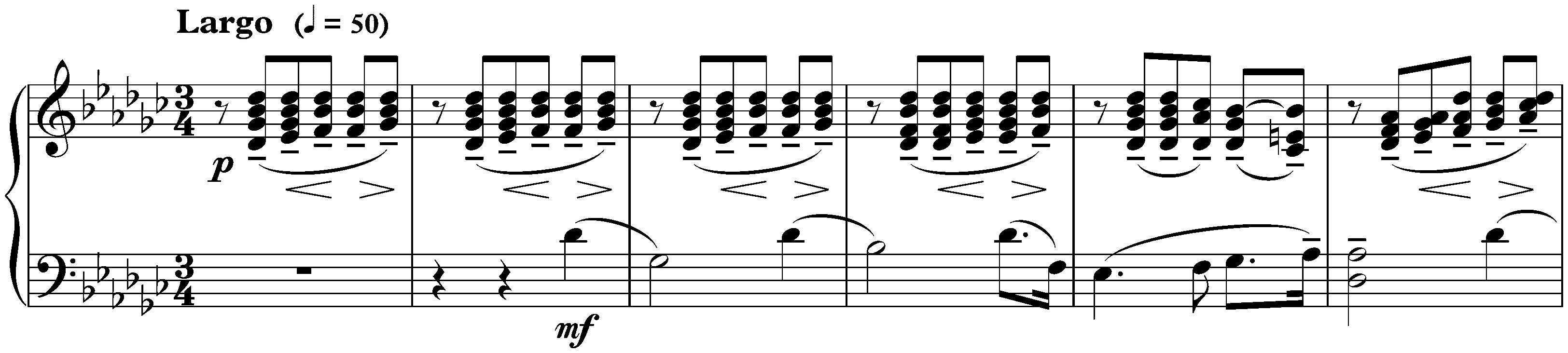 Préludes, op. 23; 10. G-flat major