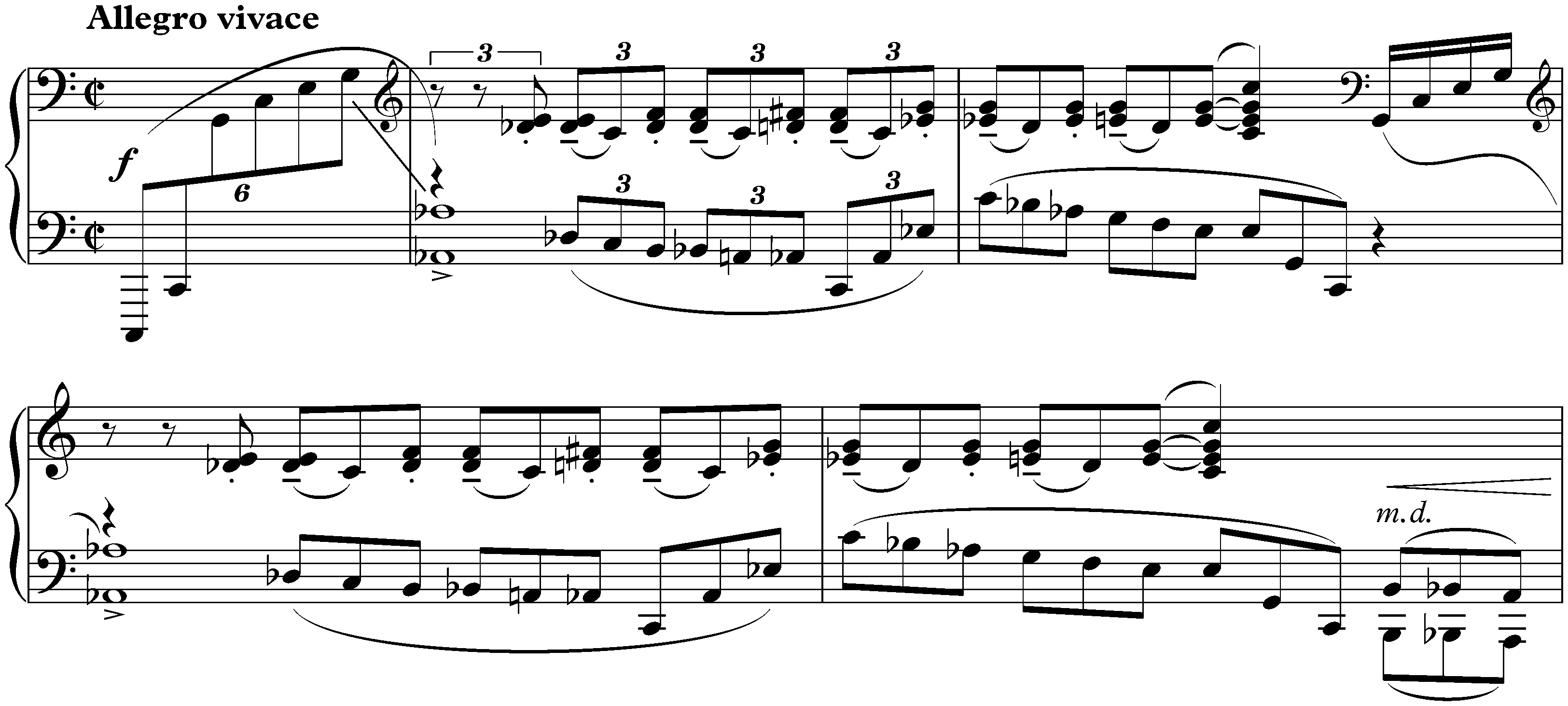 Préludes, op. 32; 1. C major