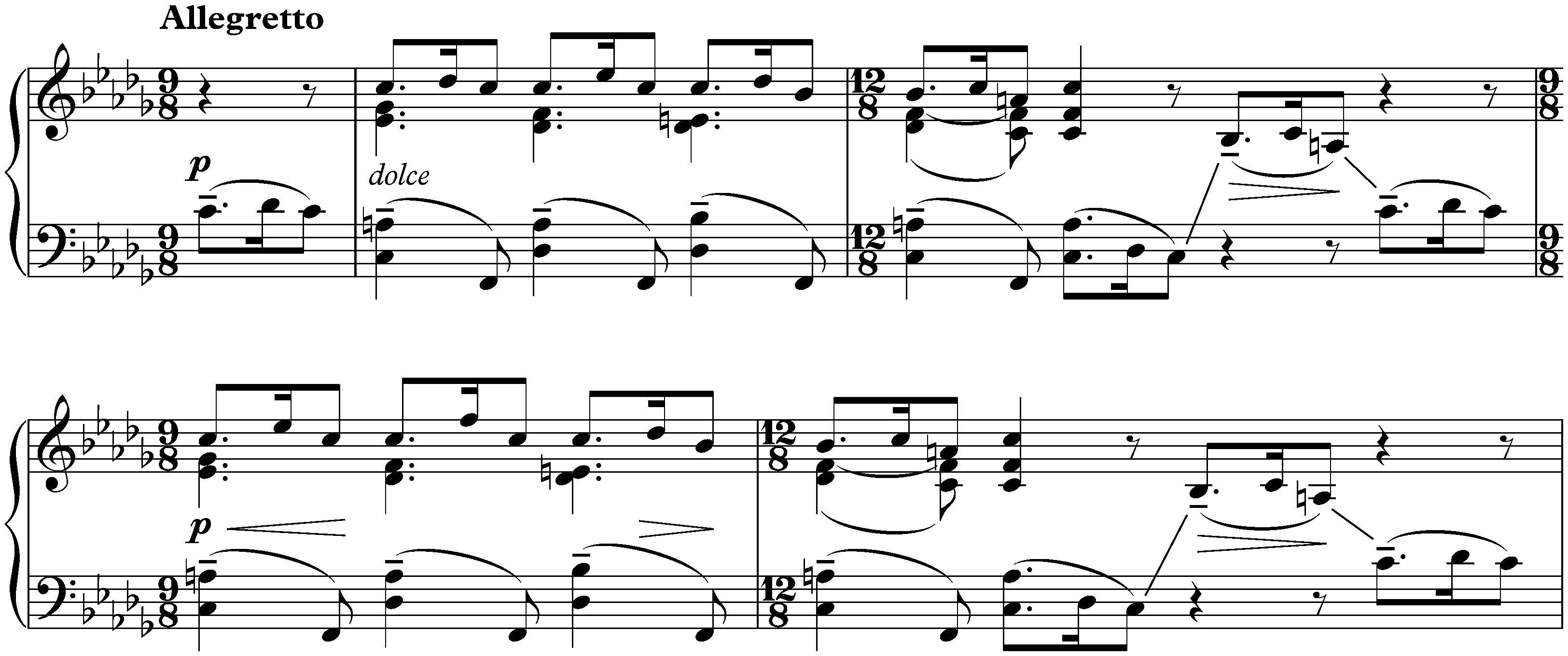 Préludes, op. 32; 2. B-flat minor