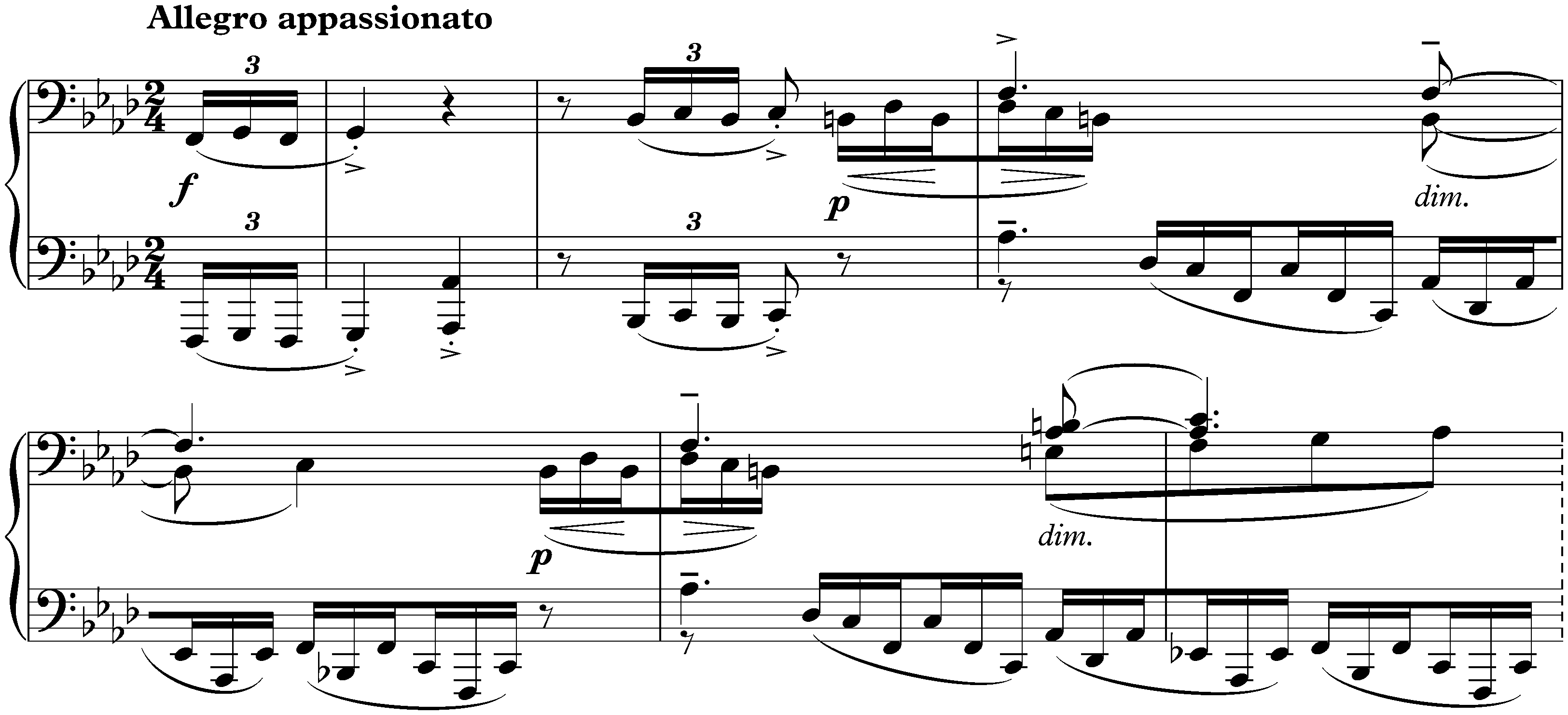 Préludes, op. 32; 6. F minor