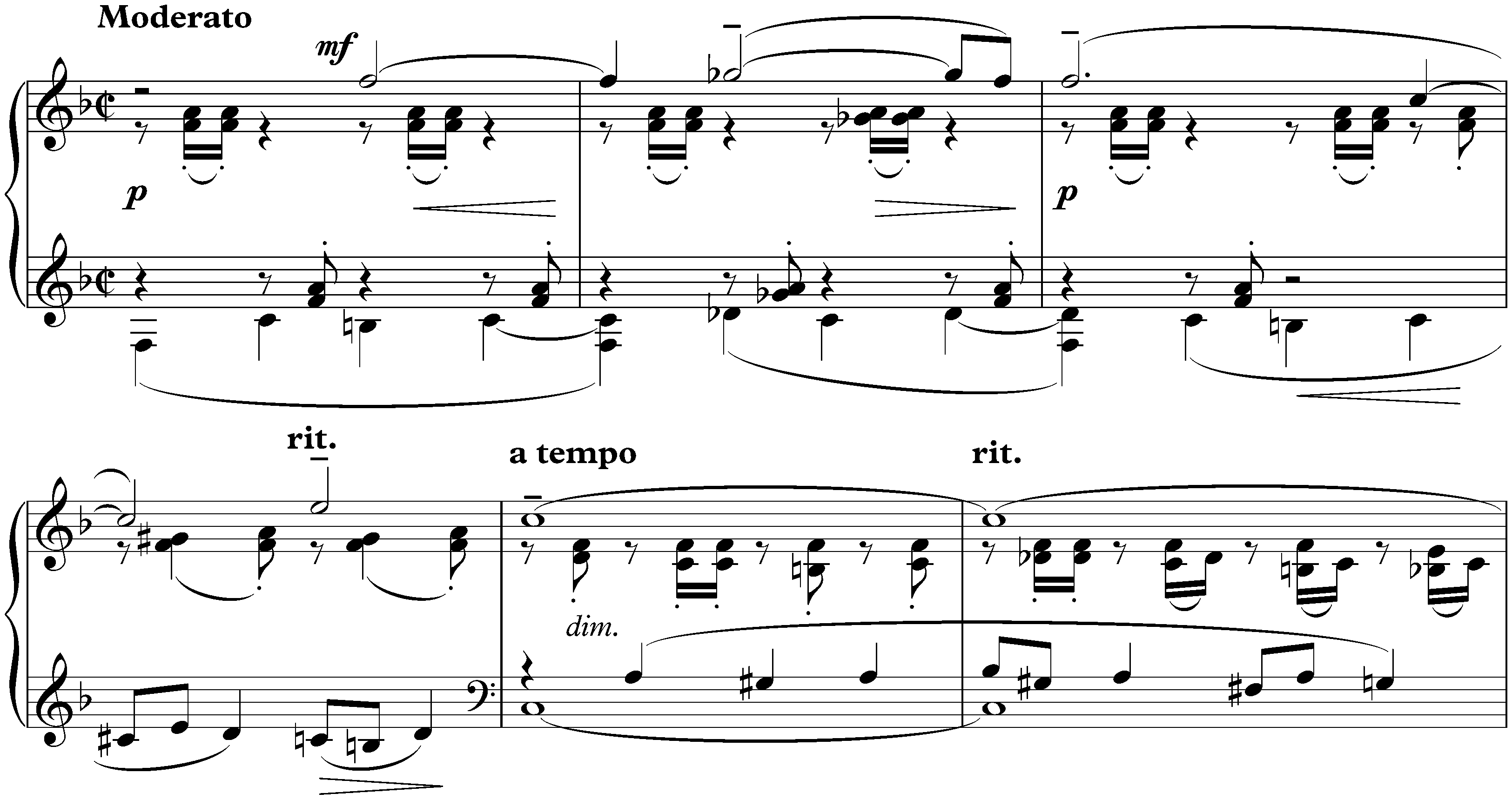 Préludes, op. 32; 7. F major