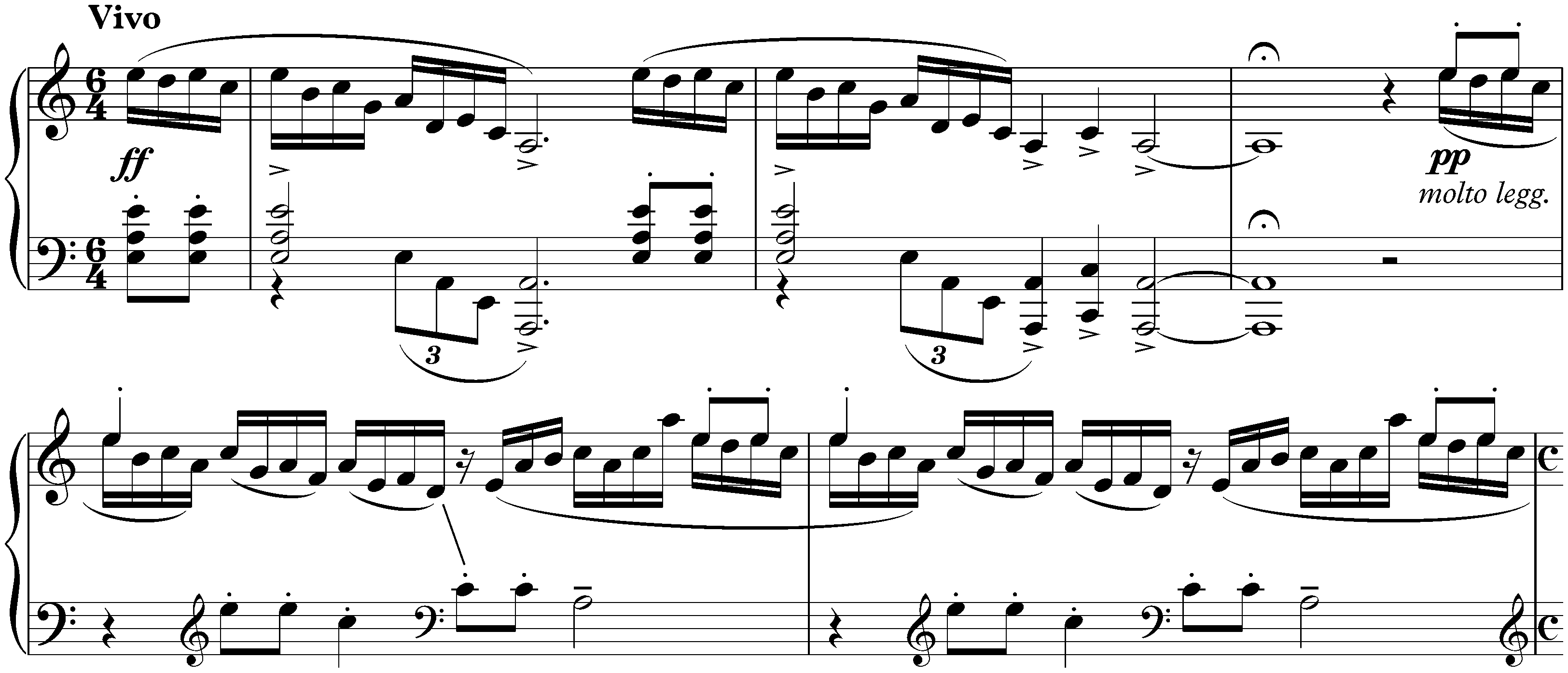 Préludes, op. 32; 8. A minor
